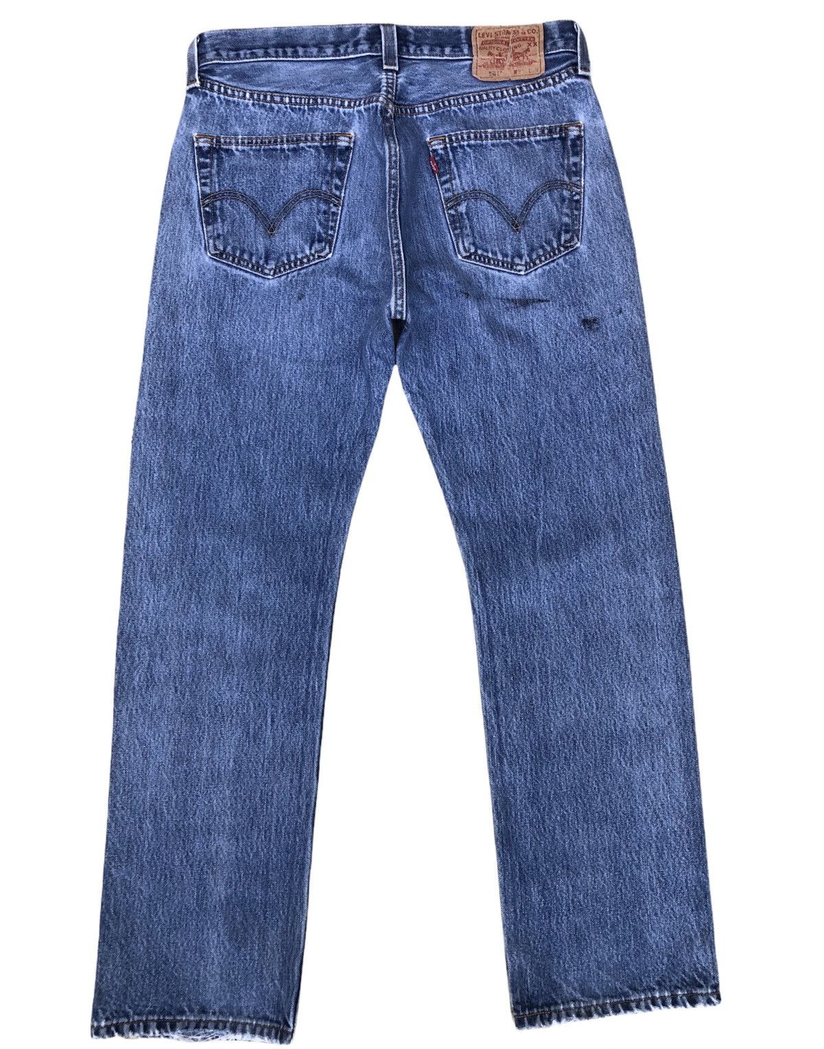 Levi's Rare🔥Vintage Levi’s 501 Light Wash Jeans Size US 32 / EU 48 - 3 Thumbnail