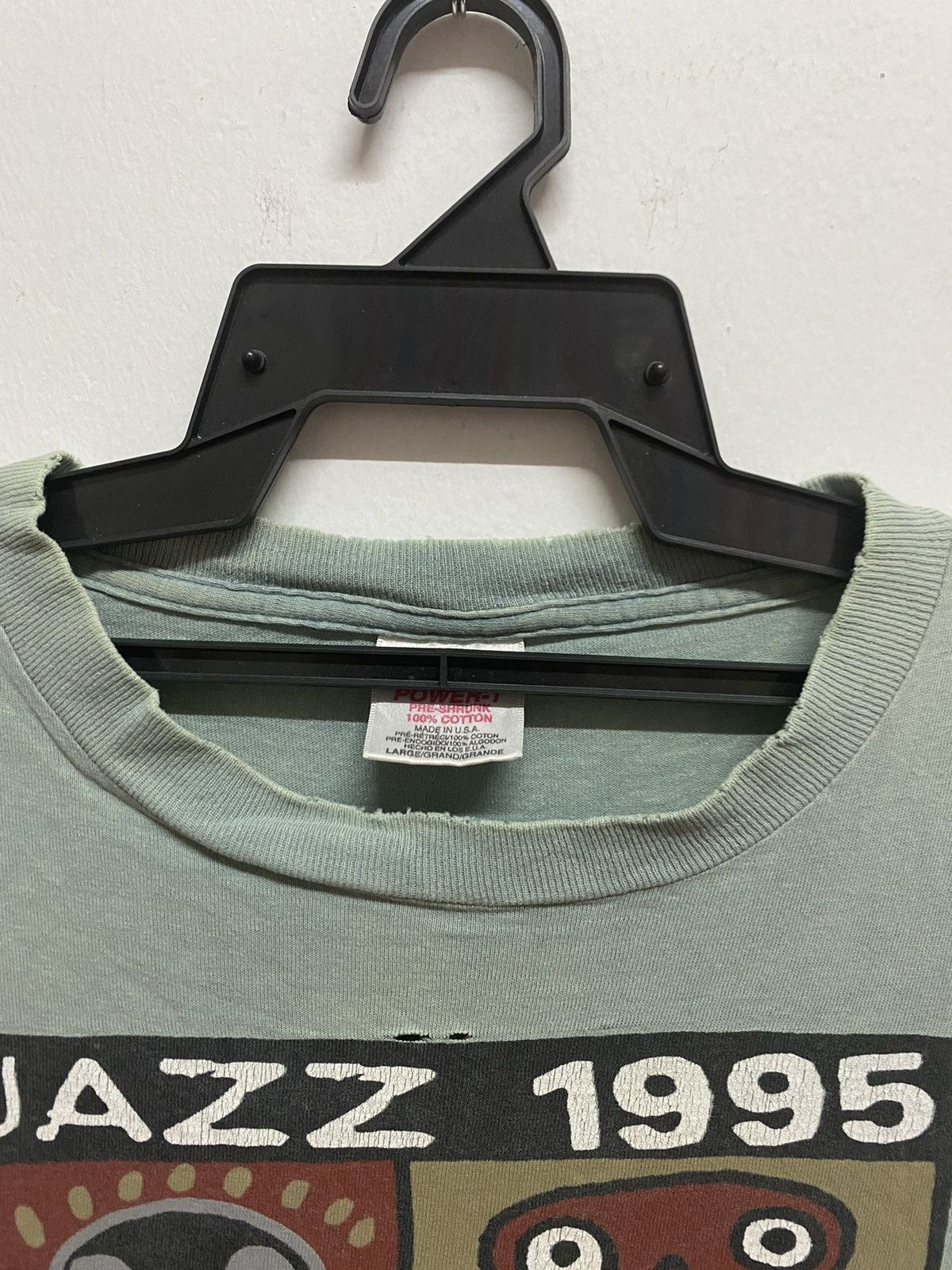 Band Tees × Vintage Vintage 90’s Jazz New Orleans Tee Size US XL / EU 56 / 4 - 4 Thumbnail