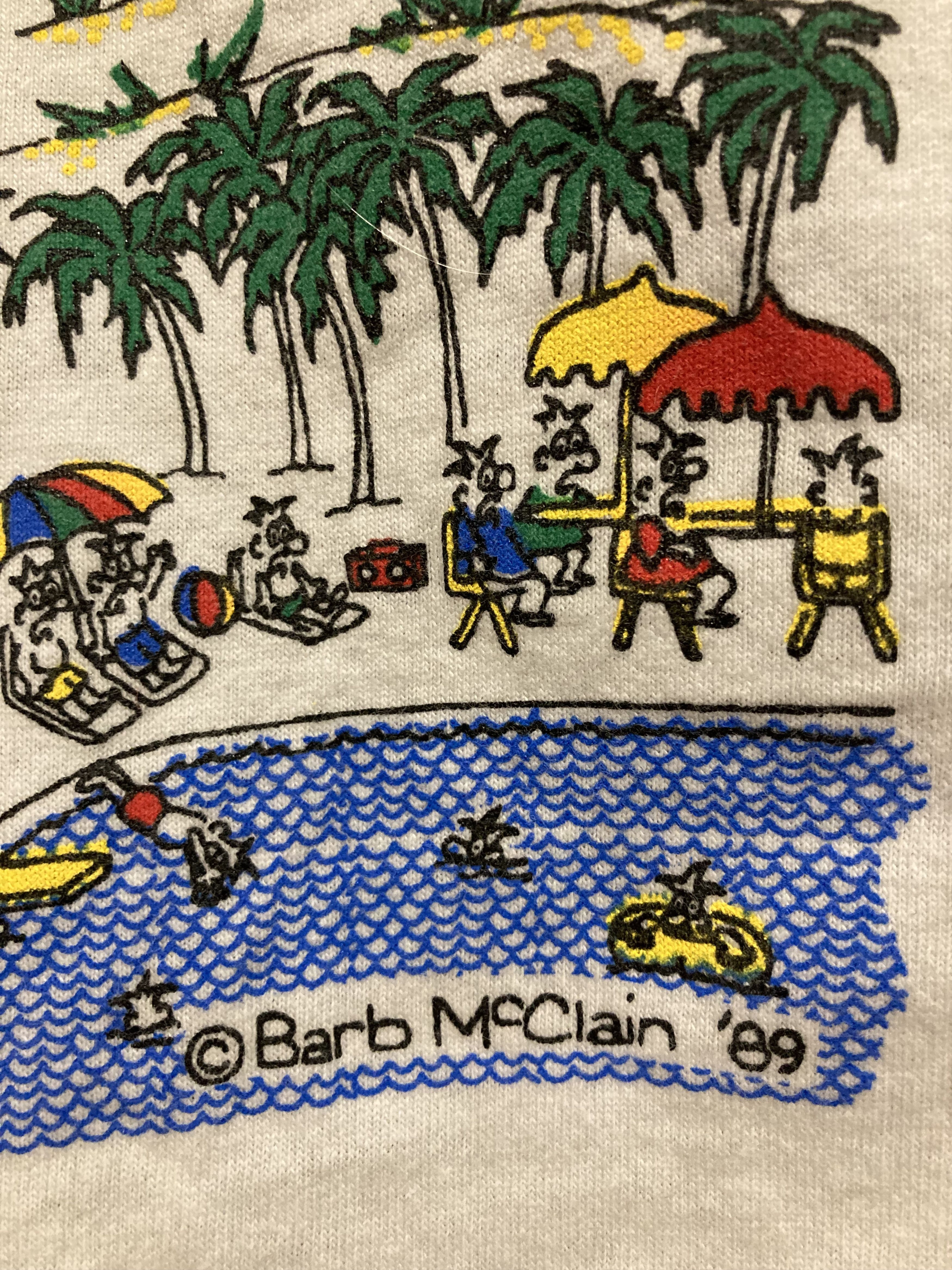 Hook-Ups Vintage California Barb Mc Clain Single Stitch Tee Size US M / EU 48-50 / 2 - 7 Thumbnail