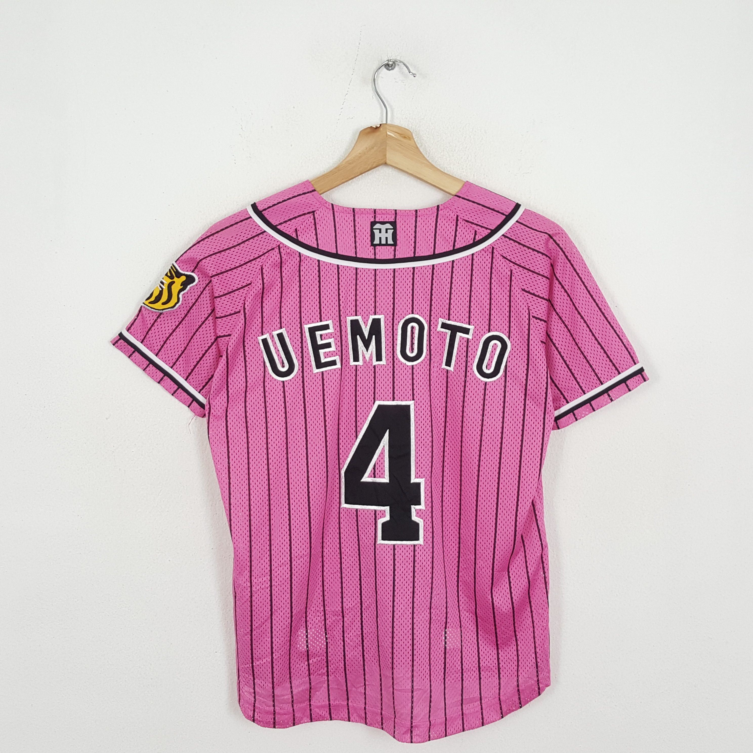 Vintage Vintage HANSHIN TIGERS Baseball Jersey Pink Shirts Size M / US 6-8 / IT 42-44 - 3 Thumbnail