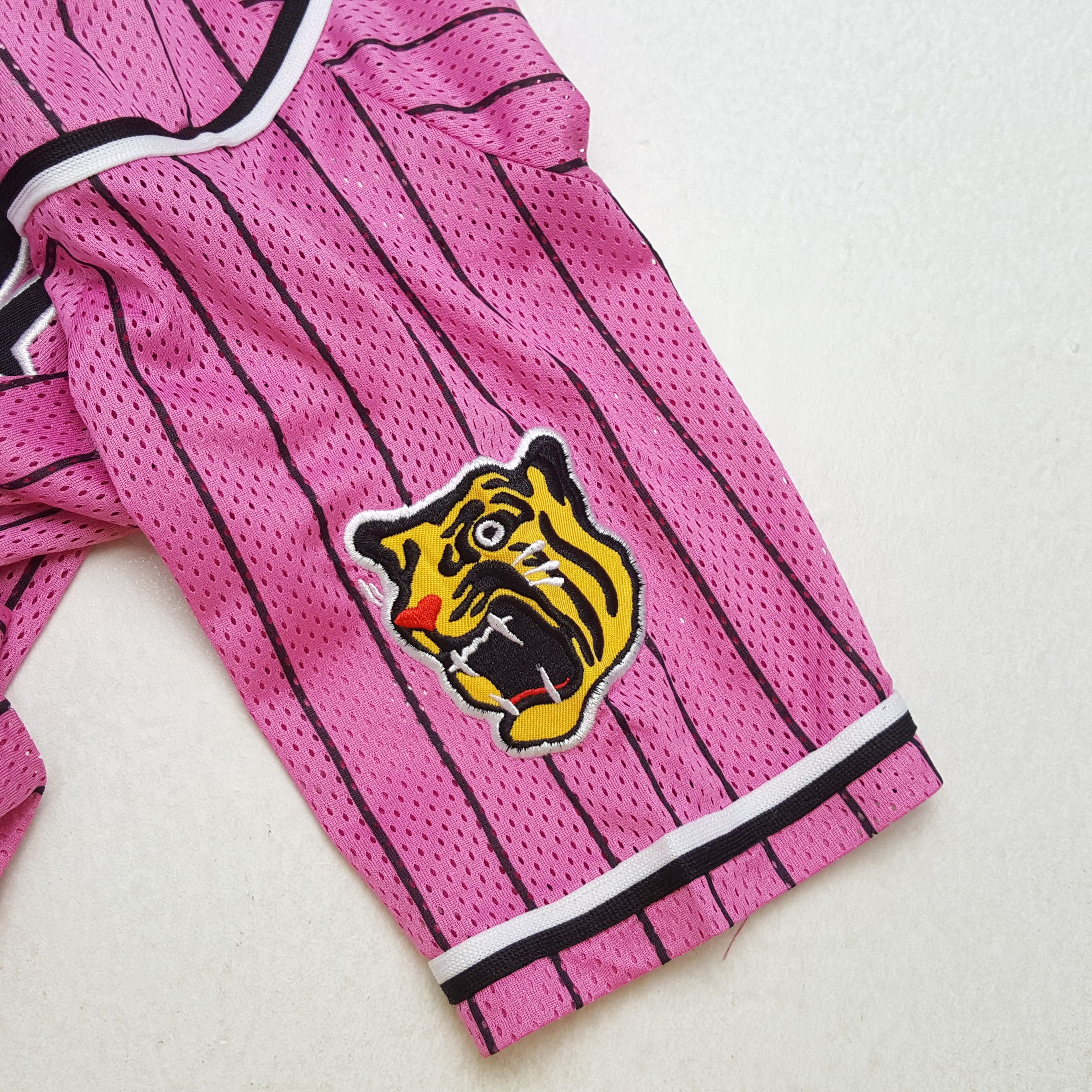 Vintage Vintage HANSHIN TIGERS Baseball Jersey Pink Shirts Size M / US 6-8 / IT 42-44 - 6 Thumbnail