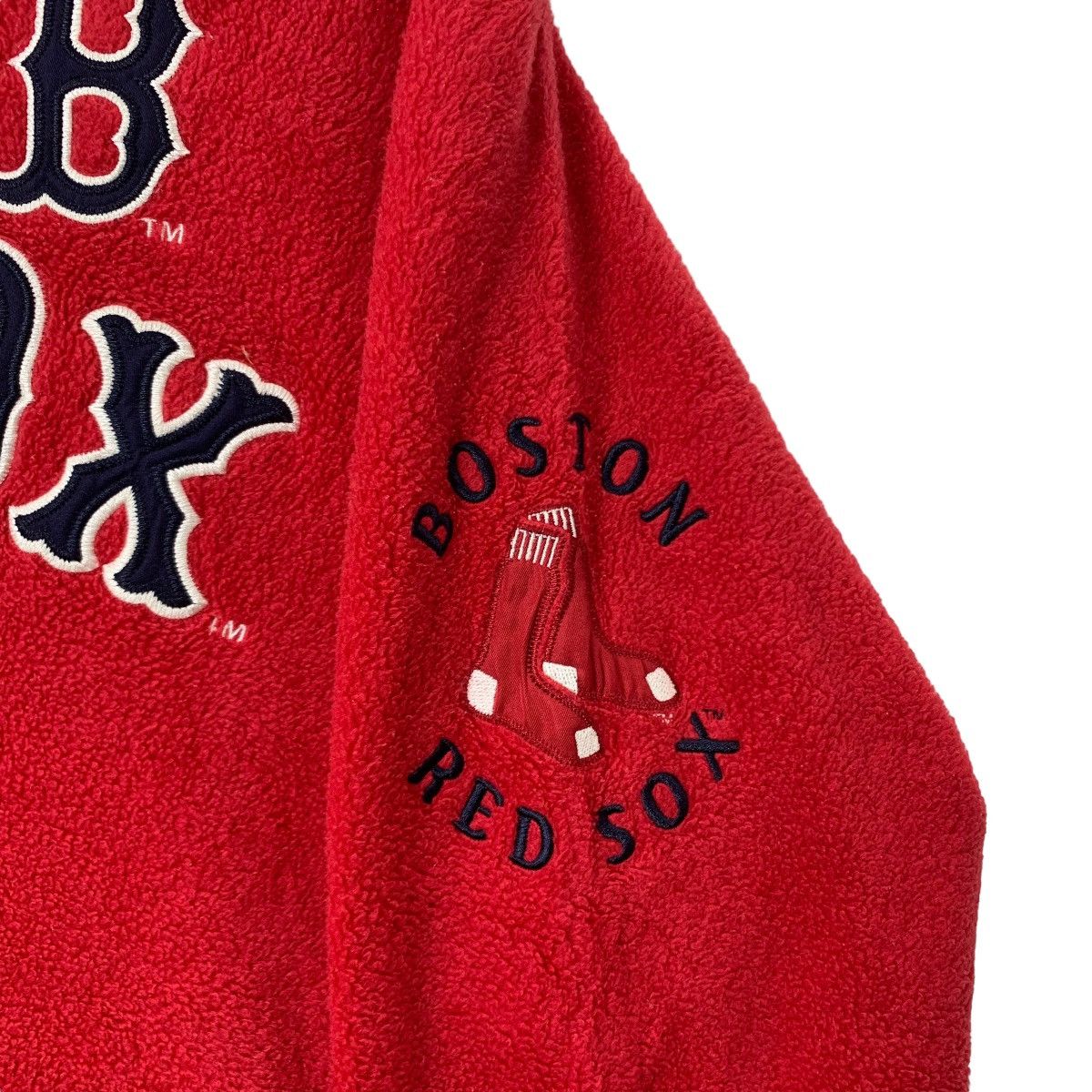 MLB × Vintage Vintage 90s Washington Red Sox MLB Sportswear Fleece HalfZip Size US XL / EU 56 / 4 - 5 Thumbnail