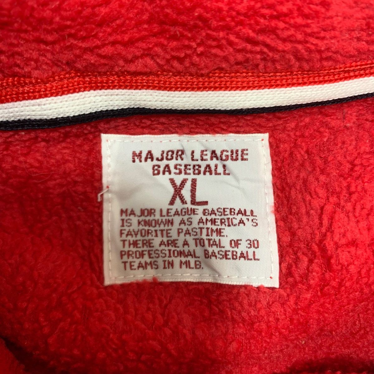 MLB × Vintage Vintage 90s Washington Red Sox MLB Sportswear Fleece HalfZip Size US XL / EU 56 / 4 - 7 Thumbnail