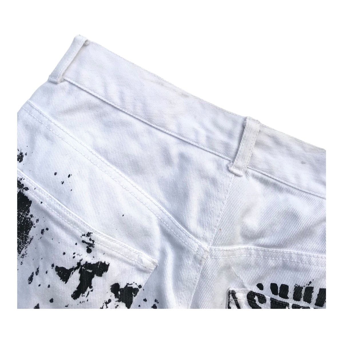 Japanese Brand Rare Skulldeos Graffiti Skulls Distressed Overprinted Pants Size US 29 - 17 Thumbnail