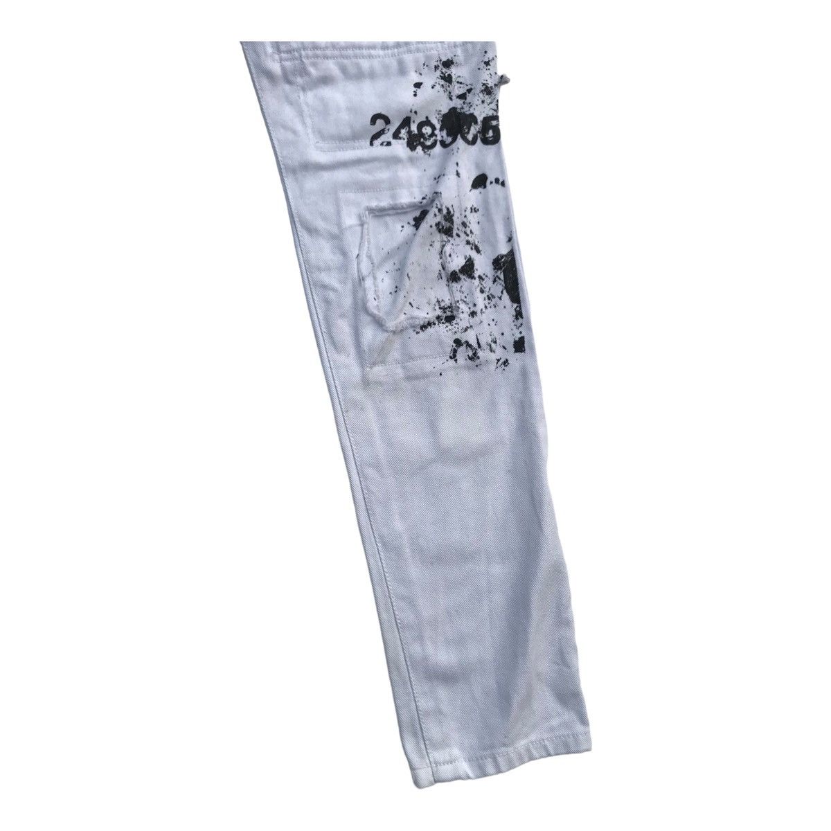 Japanese Brand Rare Skulldeos Graffiti Skulls Distressed Overprinted Pants Size US 29 - 7 Thumbnail