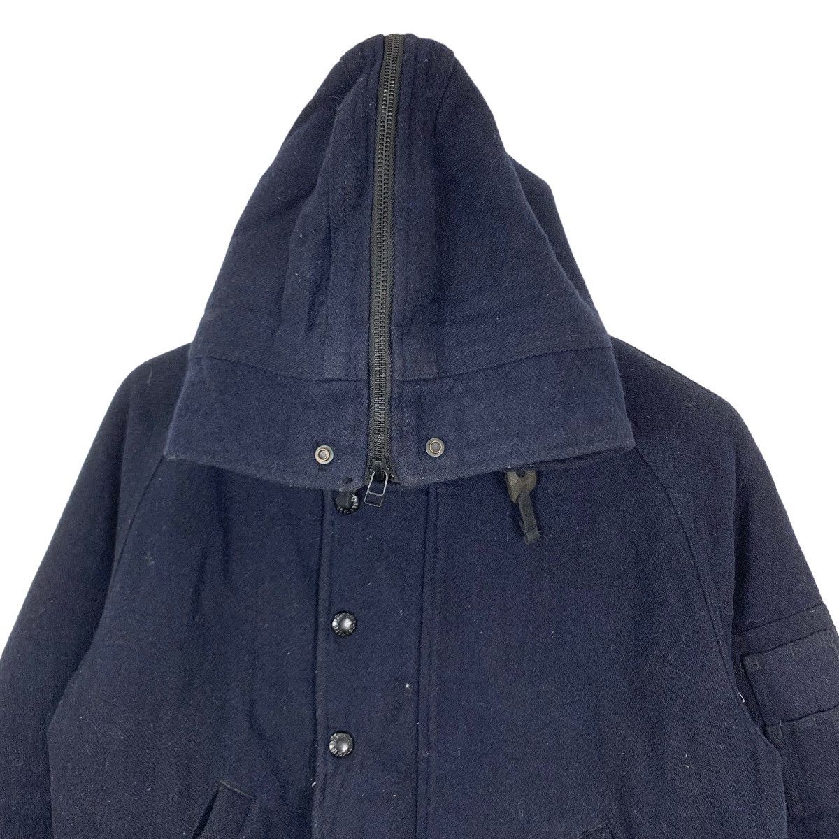 Beams Plus × Japanese Brand Vintage Japanese Brand Beams Wool Zipper Hoodie Jacket Size US M / EU 48-50 / 2 - 2 Thumbnail