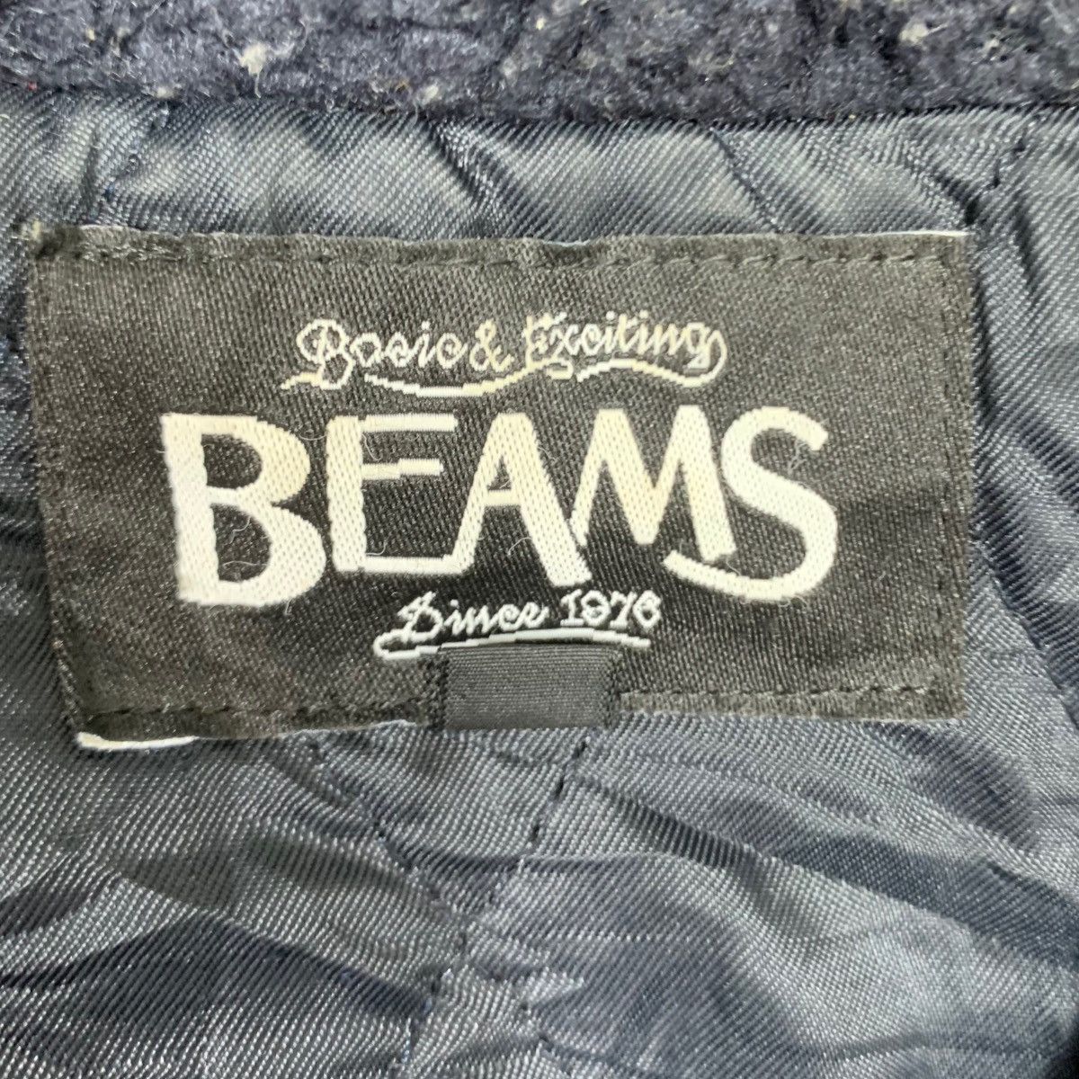 Beams Plus × Japanese Brand Vintage Japanese Brand Beams Wool Zipper Hoodie Jacket Size US M / EU 48-50 / 2 - 7 Thumbnail