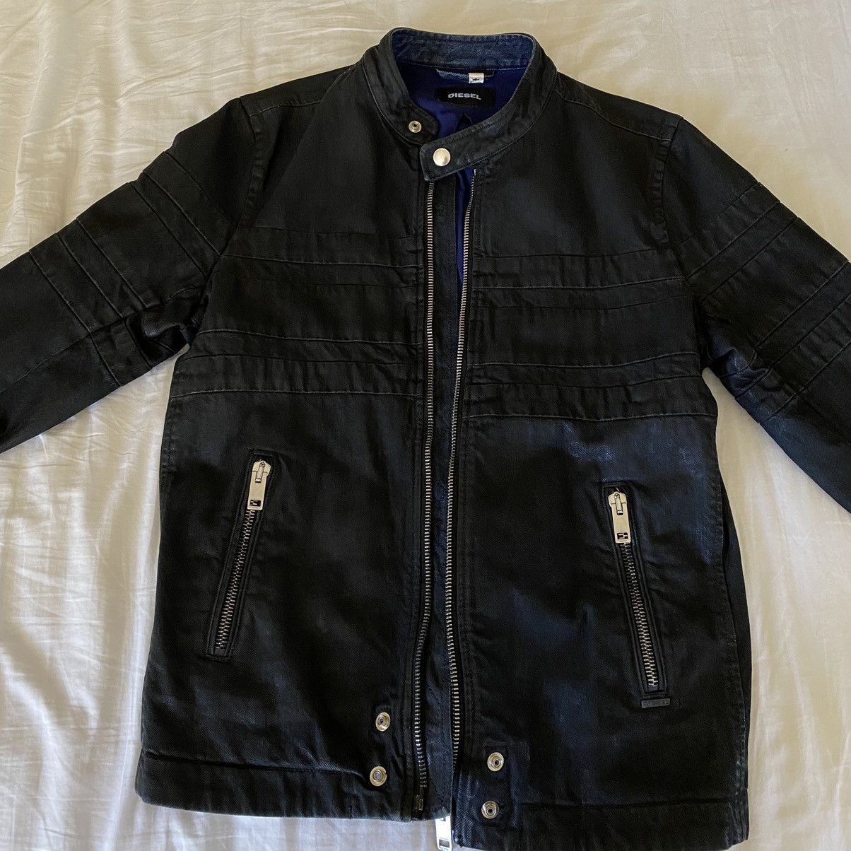 Diesel Vintage Diesel Waxed Denim Jacket | Grailed