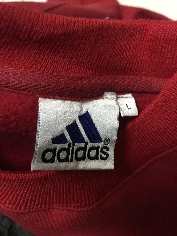 Adidas Vintage 90s Adidas Big Logo Streetwear Sweatshirt Size US M / EU 48-50 / 2 - 4 Thumbnail