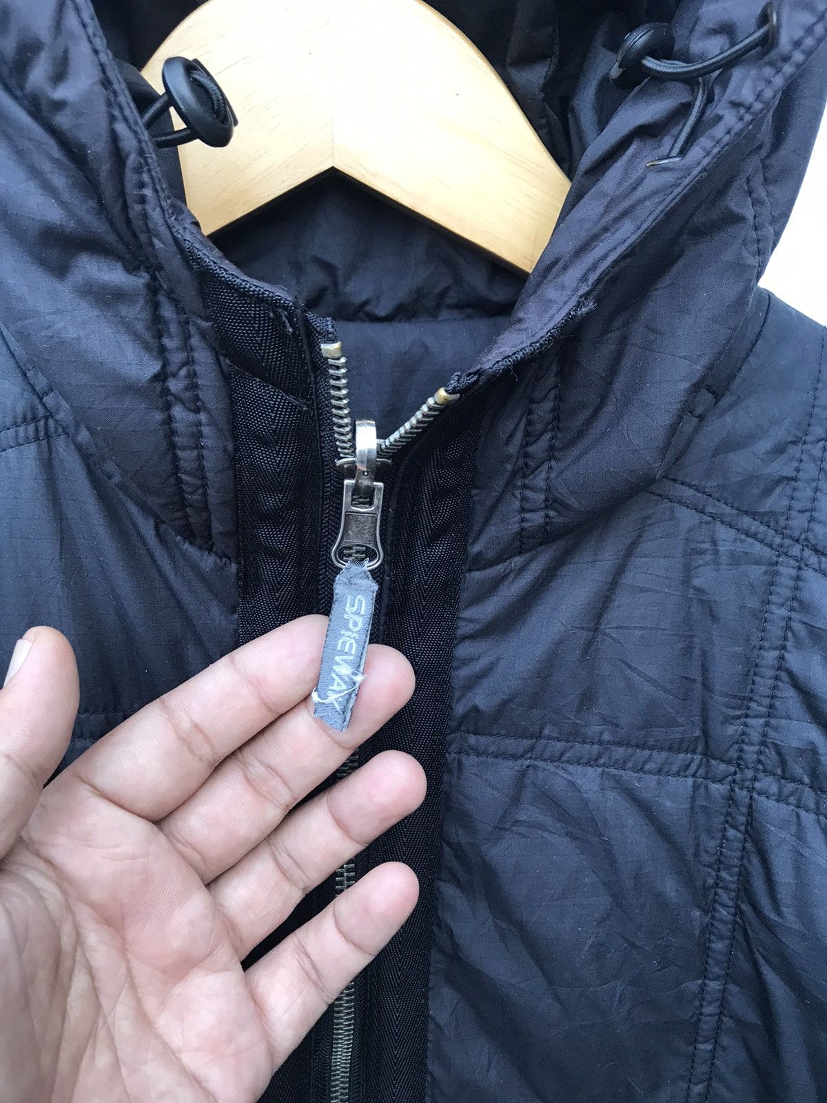 I. Spiewak And Sons Spiewak & Sons Quilted Hoodie Jacket Size US M / EU 48-50 / 2 - 2 Thumbnail