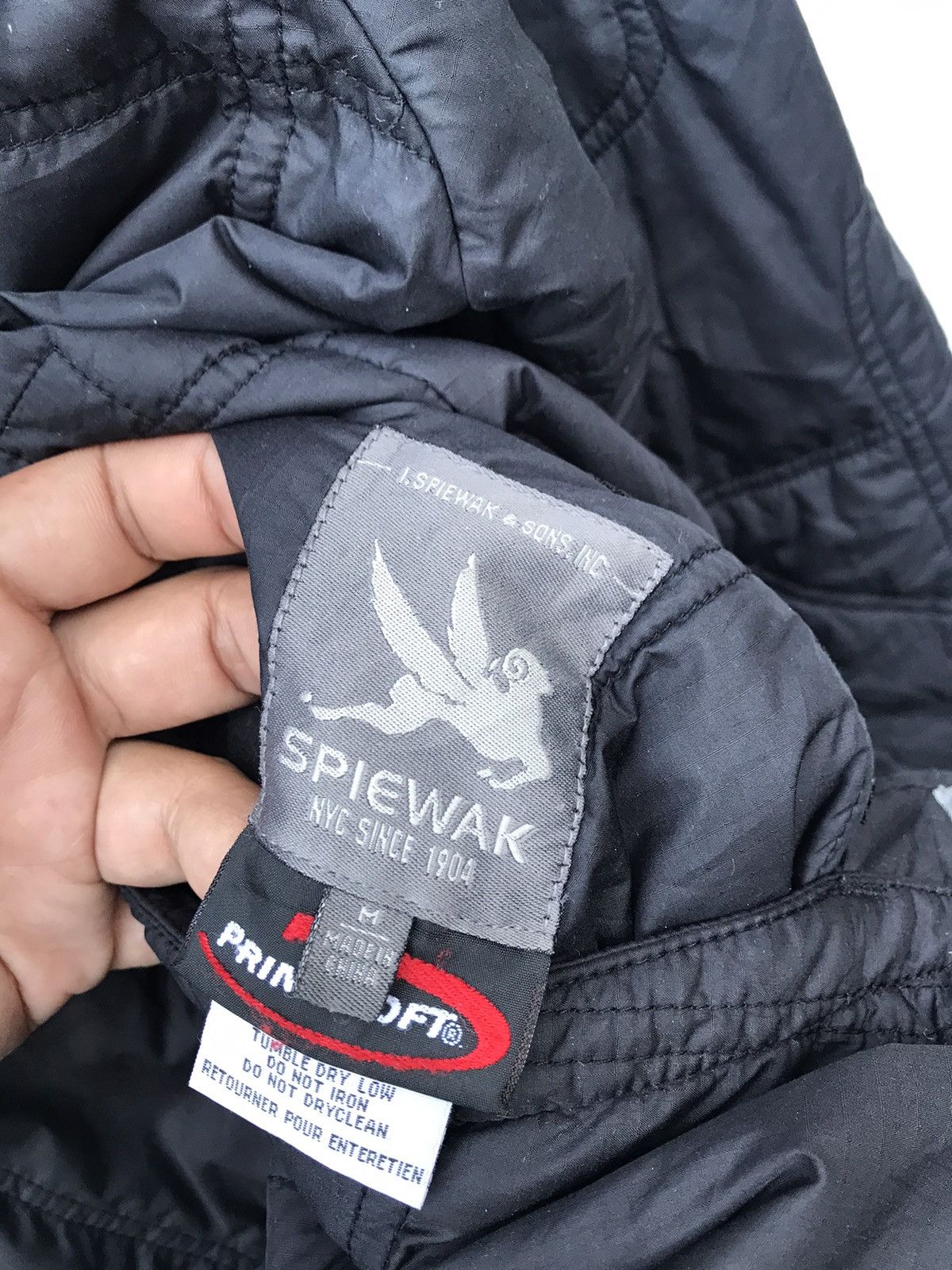 I. Spiewak And Sons Spiewak & Sons Quilted Hoodie Jacket Size US M / EU 48-50 / 2 - 6 Thumbnail