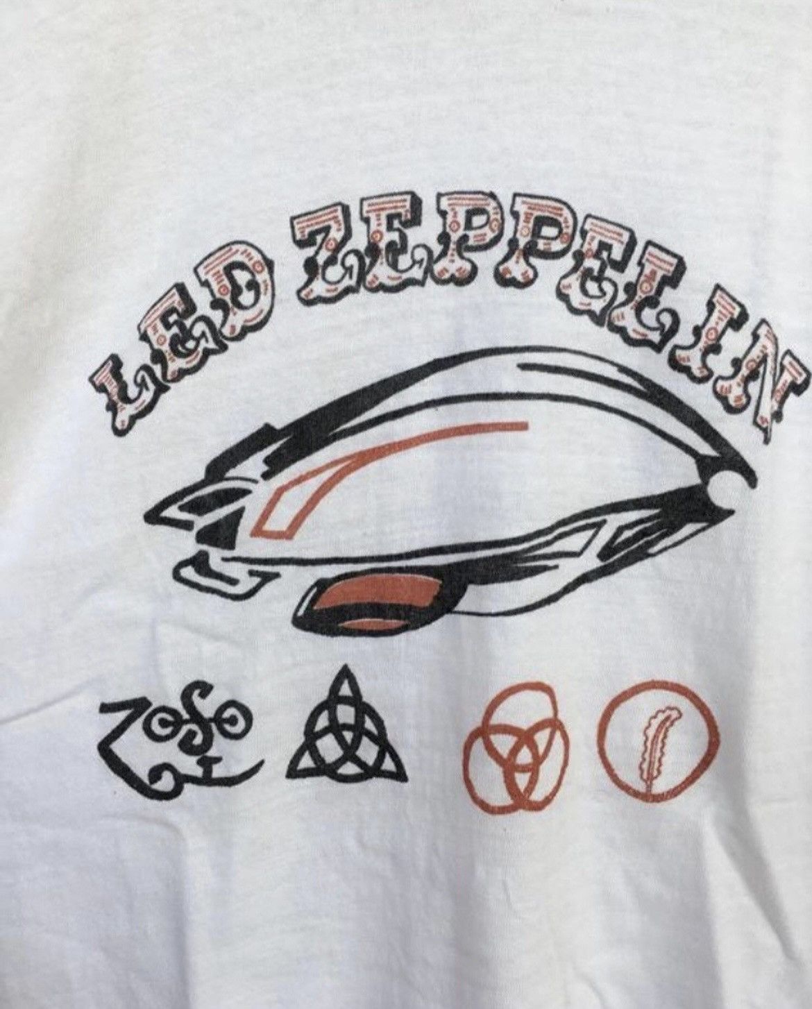Band Tees Vintage 70s Led Zeppelin rock band tour concert t shirt Size US S / EU 44-46 / 1 - 3 Thumbnail