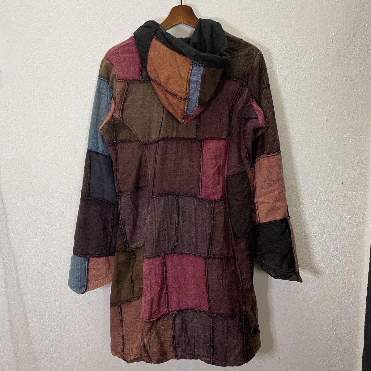Japanese Brand Vintage Unbranded Patchwork Design Hoodies Jacket Size US S / EU 44-46 / 1 - 7 Thumbnail
