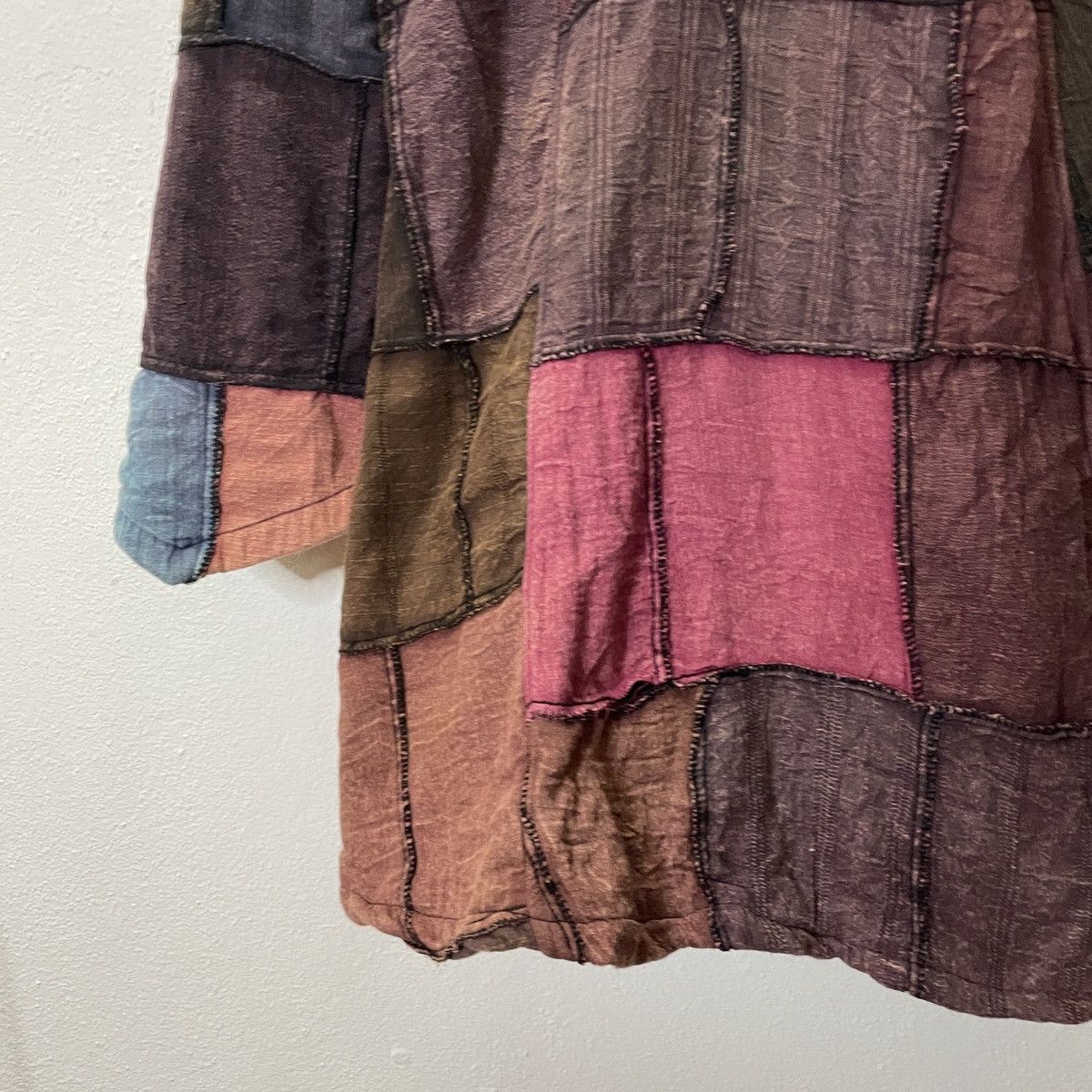 Japanese Brand Vintage Unbranded Patchwork Design Hoodies Jacket Size US S / EU 44-46 / 1 - 9 Thumbnail