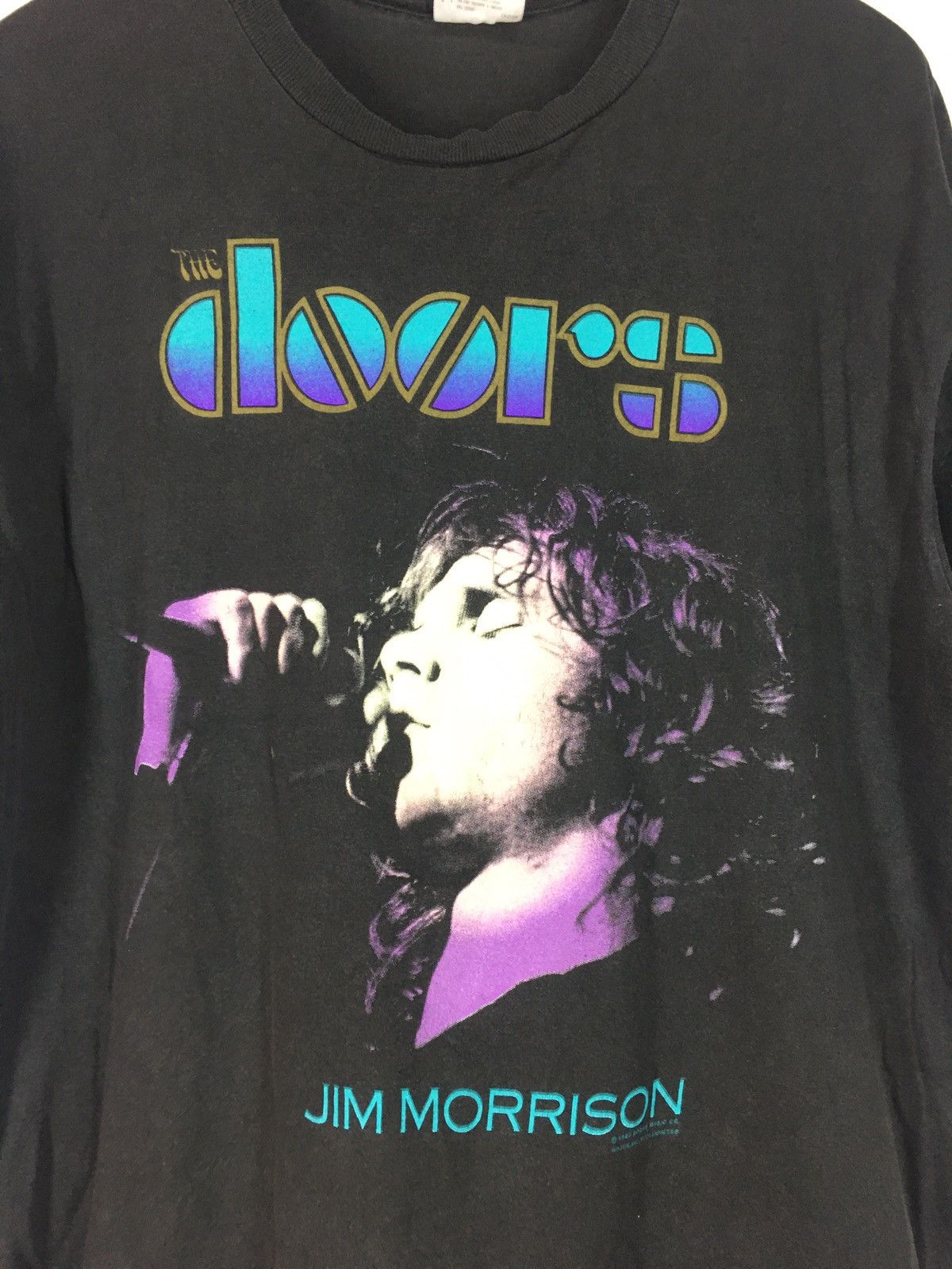 Band Tees Vintage 90s Jim Morrison The doors band t shirt Size US L / EU 52-54 / 3 - 3 Thumbnail