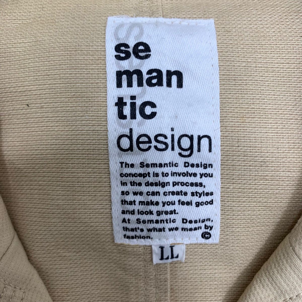 Vintage Vintage Semantic Design Double Breasted Button Jacket Size US L / EU 52-54 / 3 - 6 Thumbnail