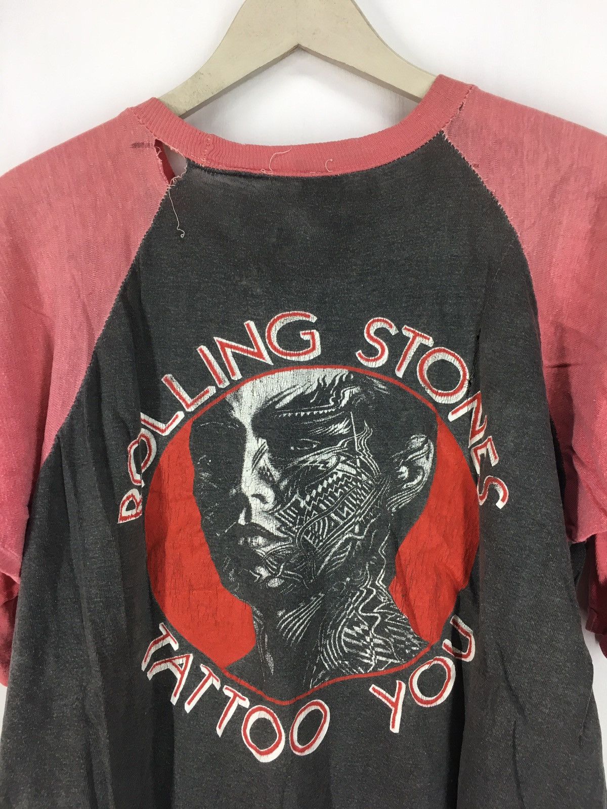 Band Tees Vtg 70s Rolling Stones Tattoo you bootleg distress shirt Size US XL / EU 56 / 4 - 5 Thumbnail