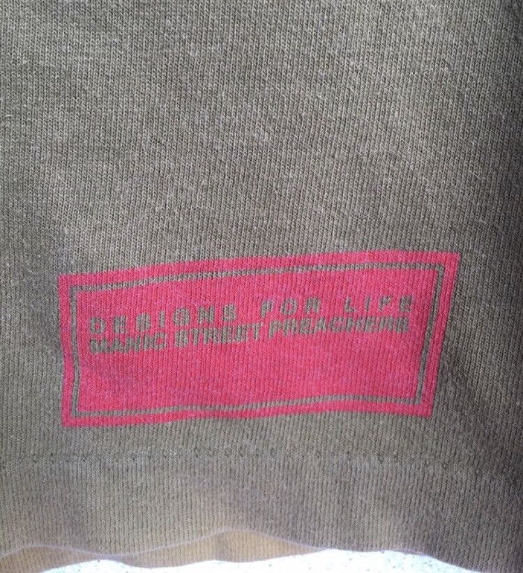 Band Tees Vtg 90s Manic Street Preachers Design for life britpop band Size US M / EU 48-50 / 2 - 6 Thumbnail