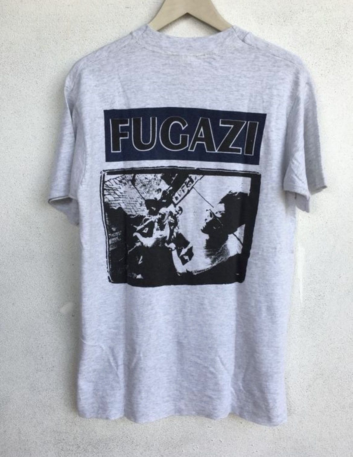 Band Tees Vintage 90s Fugazi punk band promo t shirt Size US M / EU 48-50 / 2 - 2 Thumbnail
