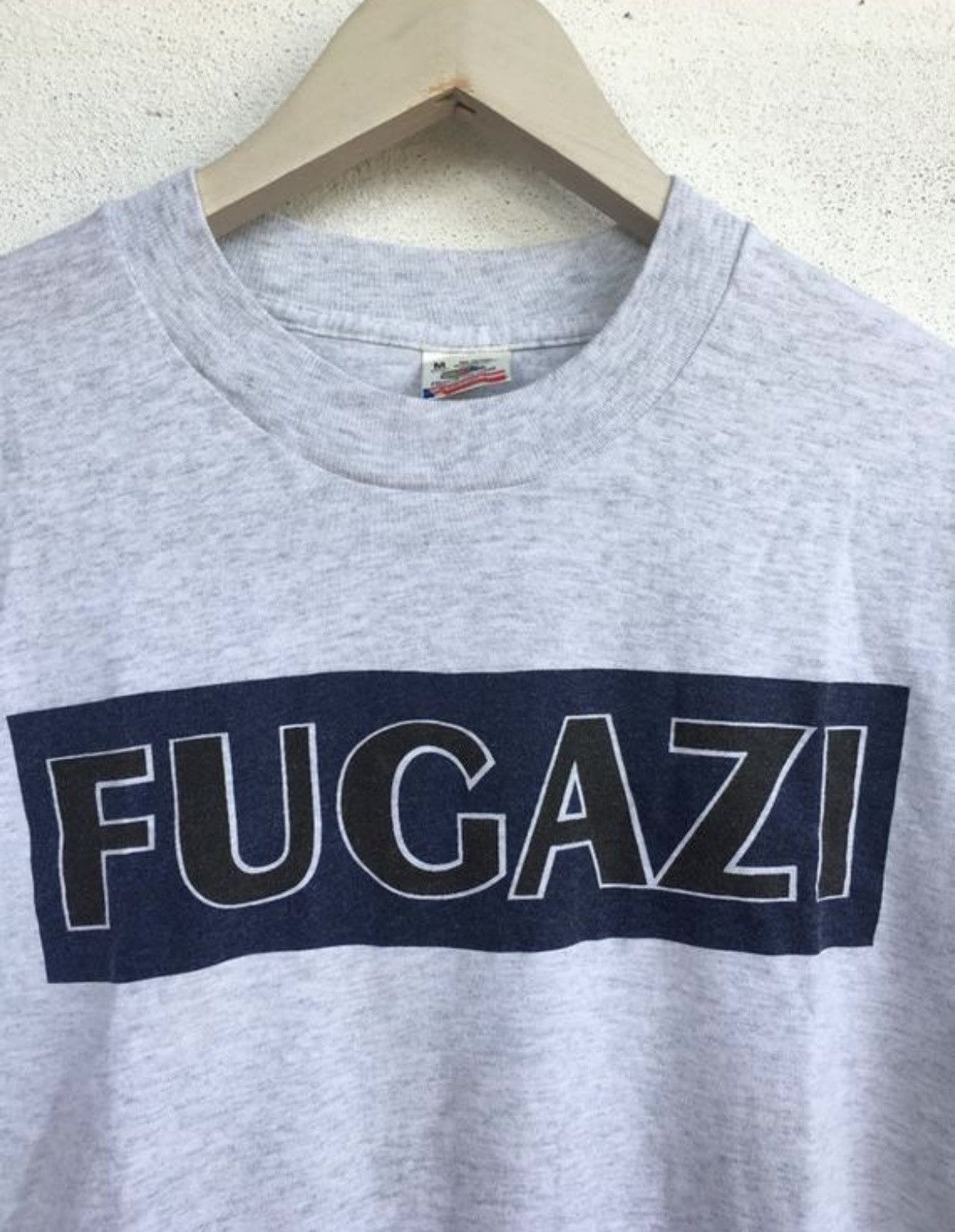 Band Tees Vintage 90s Fugazi punk band promo t shirt Size US M / EU 48-50 / 2 - 3 Thumbnail