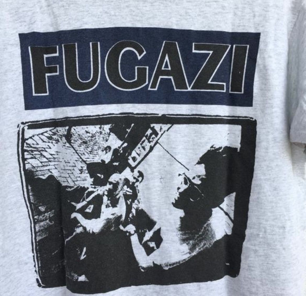 Band Tees Vintage 90s Fugazi punk band promo t shirt Size US M / EU 48-50 / 2 - 5 Thumbnail
