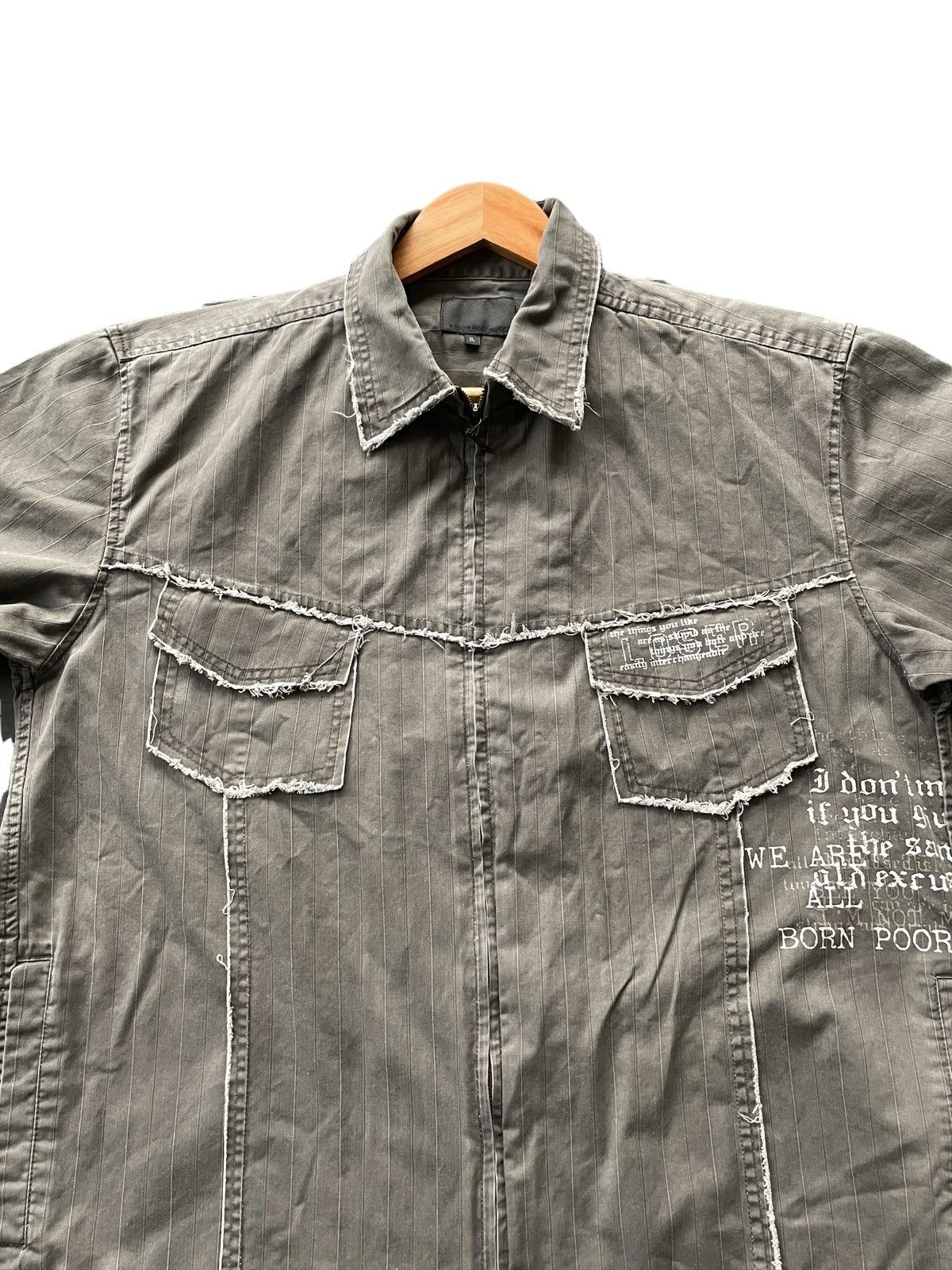 Japanese Brand Additive Conditiong Zipper Shirt Size US XL / EU 56 / 4 - 5 Thumbnail