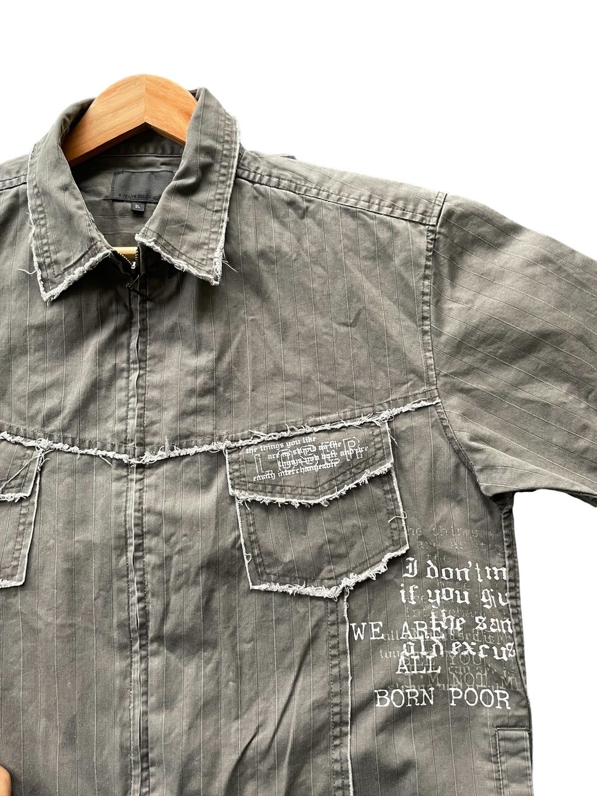 Japanese Brand Additive Conditiong Zipper Shirt Size US XL / EU 56 / 4 - 6 Thumbnail