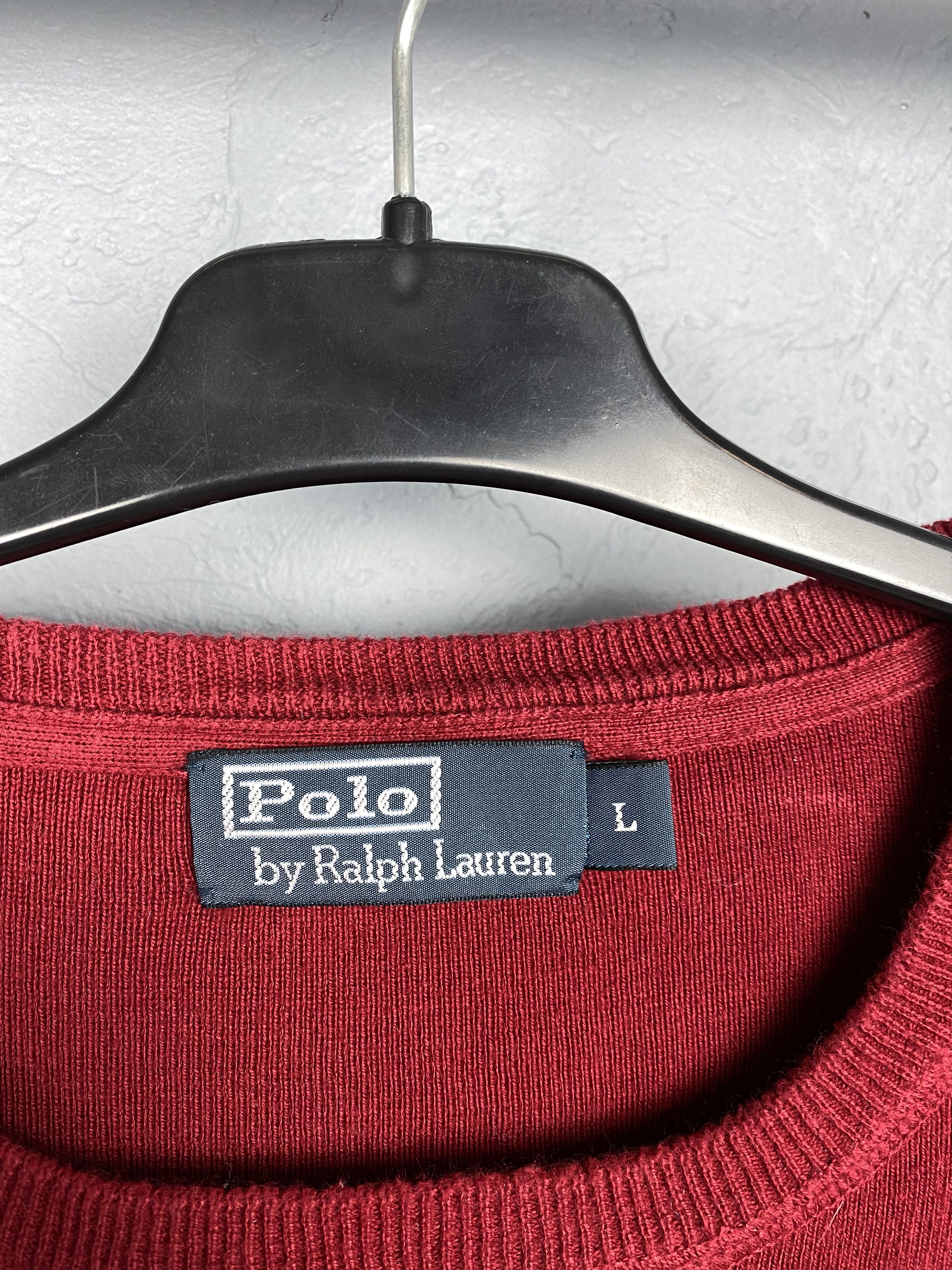 Polo Ralph Lauren Polo Ralph Lauren Vintage Knit Sweatshirt Sweater Size US L / EU 52-54 / 3 - 4 Thumbnail