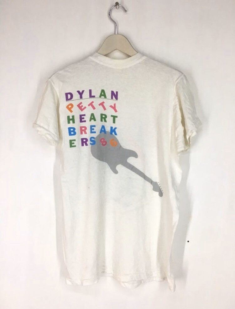 Band Tees Vintage 80s Bob Dylan Tom Petty and The Heartbreakers Size US L / EU 52-54 / 3 - 2 Thumbnail