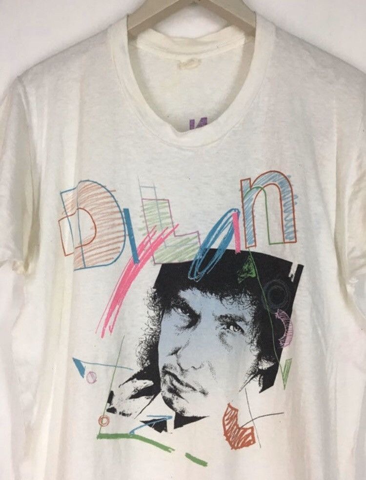 Band Tees Vintage 80s Bob Dylan Tom Petty and The Heartbreakers Size US L / EU 52-54 / 3 - 4 Thumbnail