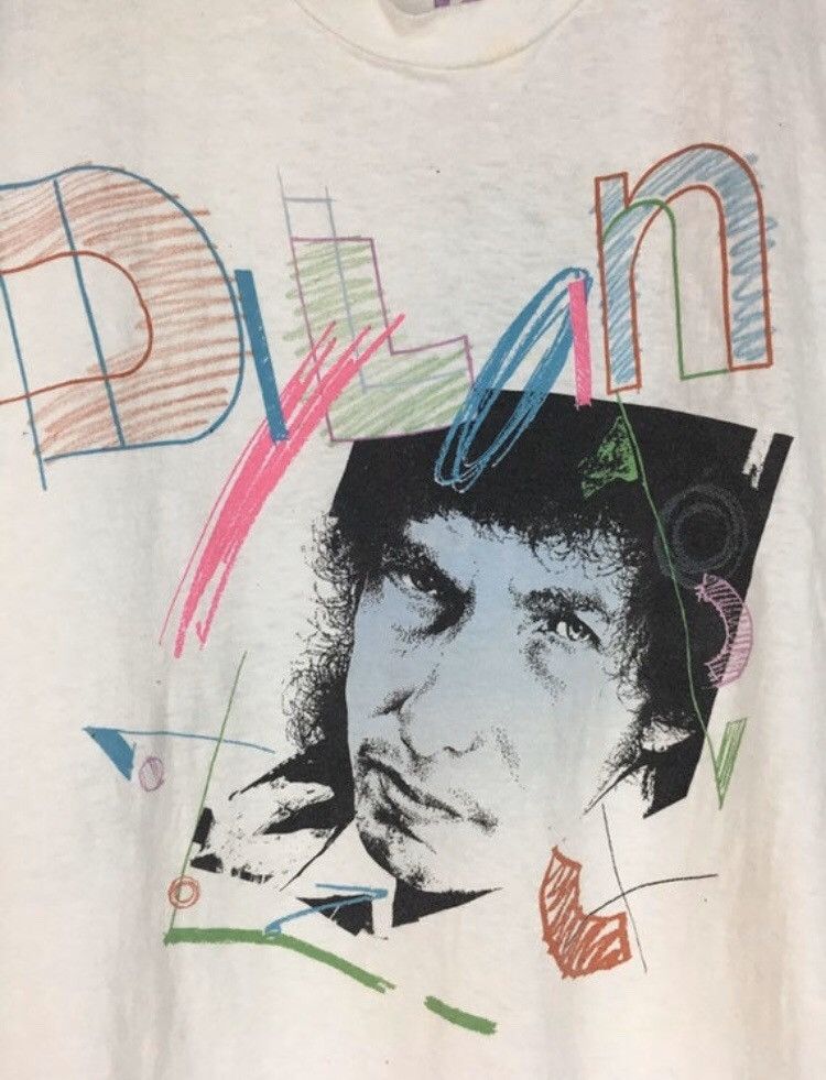 Band Tees Vintage 80s Bob Dylan Tom Petty and The Heartbreakers Size US L / EU 52-54 / 3 - 3 Thumbnail