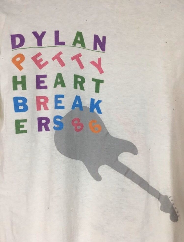 Band Tees Vintage 80s Bob Dylan Tom Petty and The Heartbreakers Size US L / EU 52-54 / 3 - 5 Thumbnail