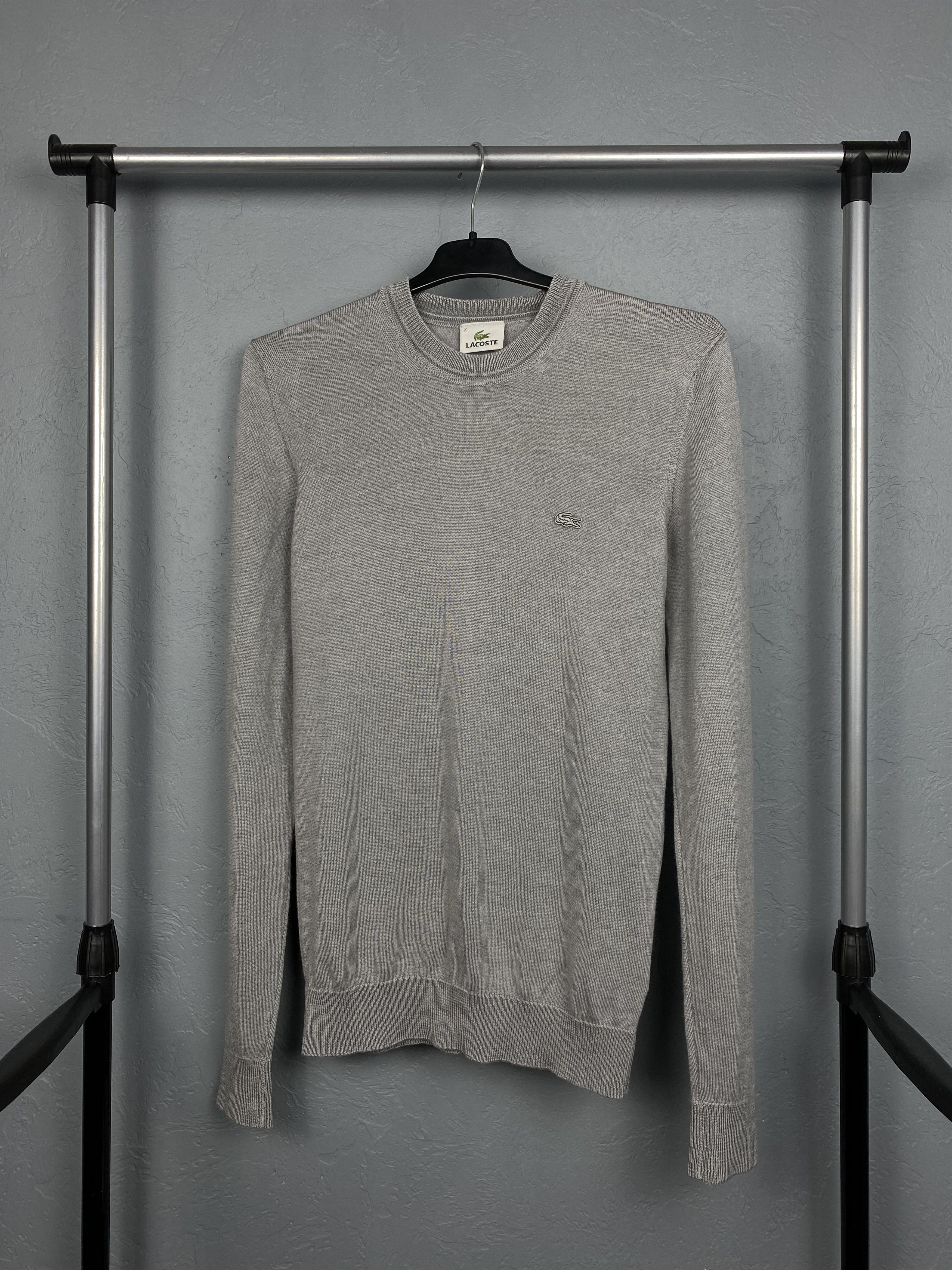 Lacoste Lacoste Vintage Mens Wool Knit Crew Neck Sweater Size US S / EU 44-46 / 1 - 1 Thumbnail
