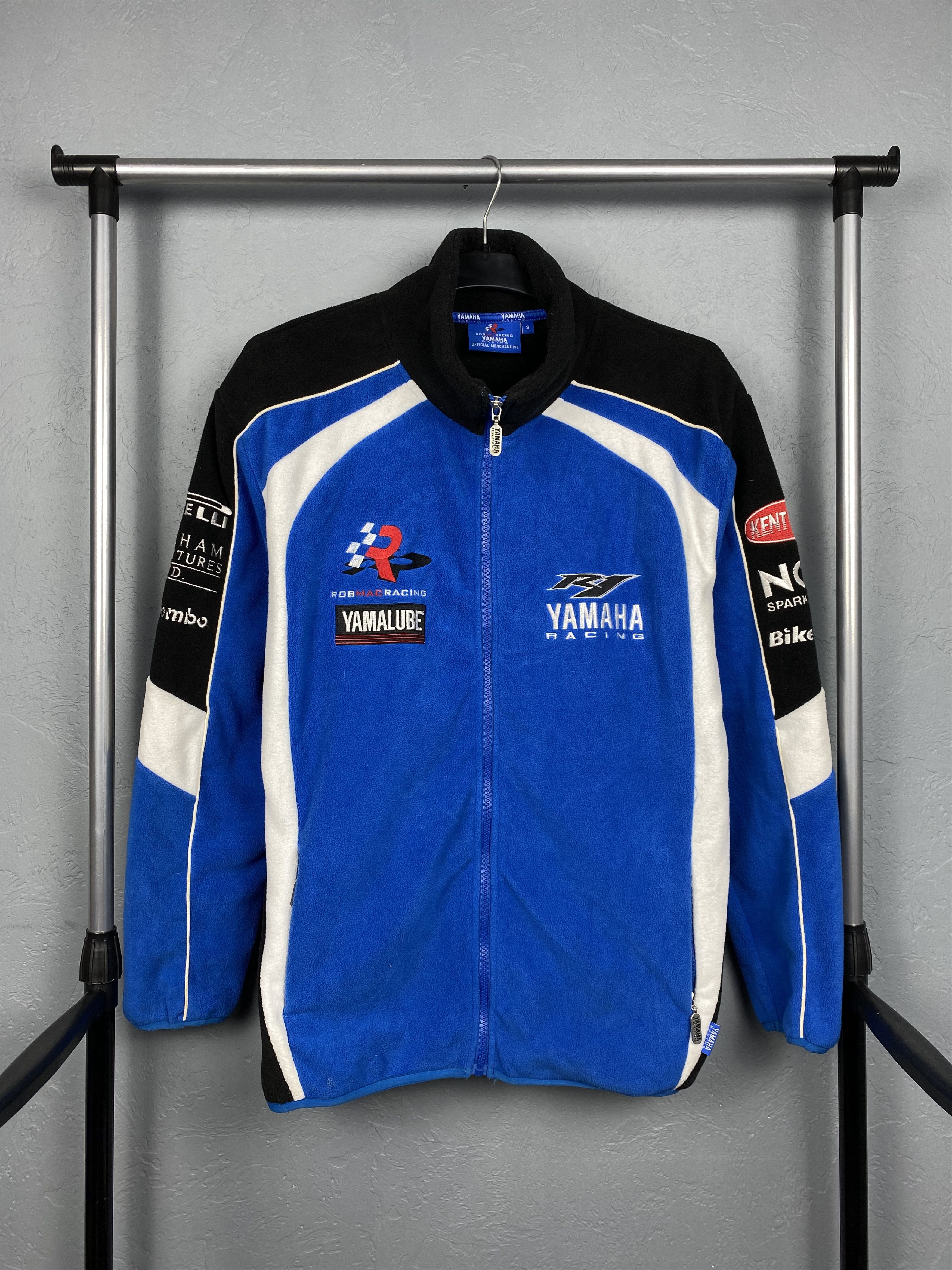Formula 1 Yamaha Racing Team Vintage Mens Fleece Jacket Size US S / EU 44-46 / 1 - 4 Thumbnail