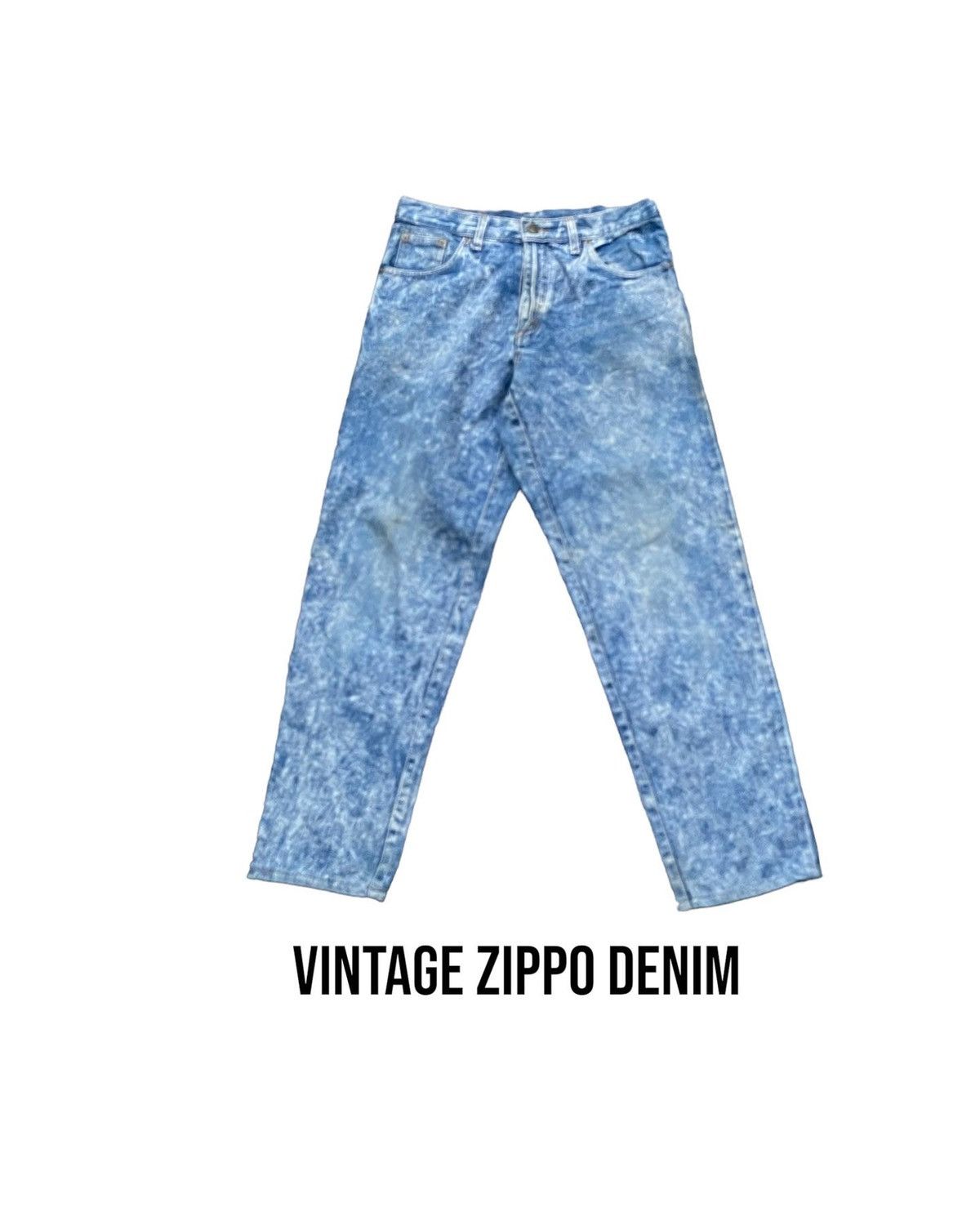Vintage Vintage Zippo Acid Wash Denim Size US 30 / EU 46 - 1 Thumbnail