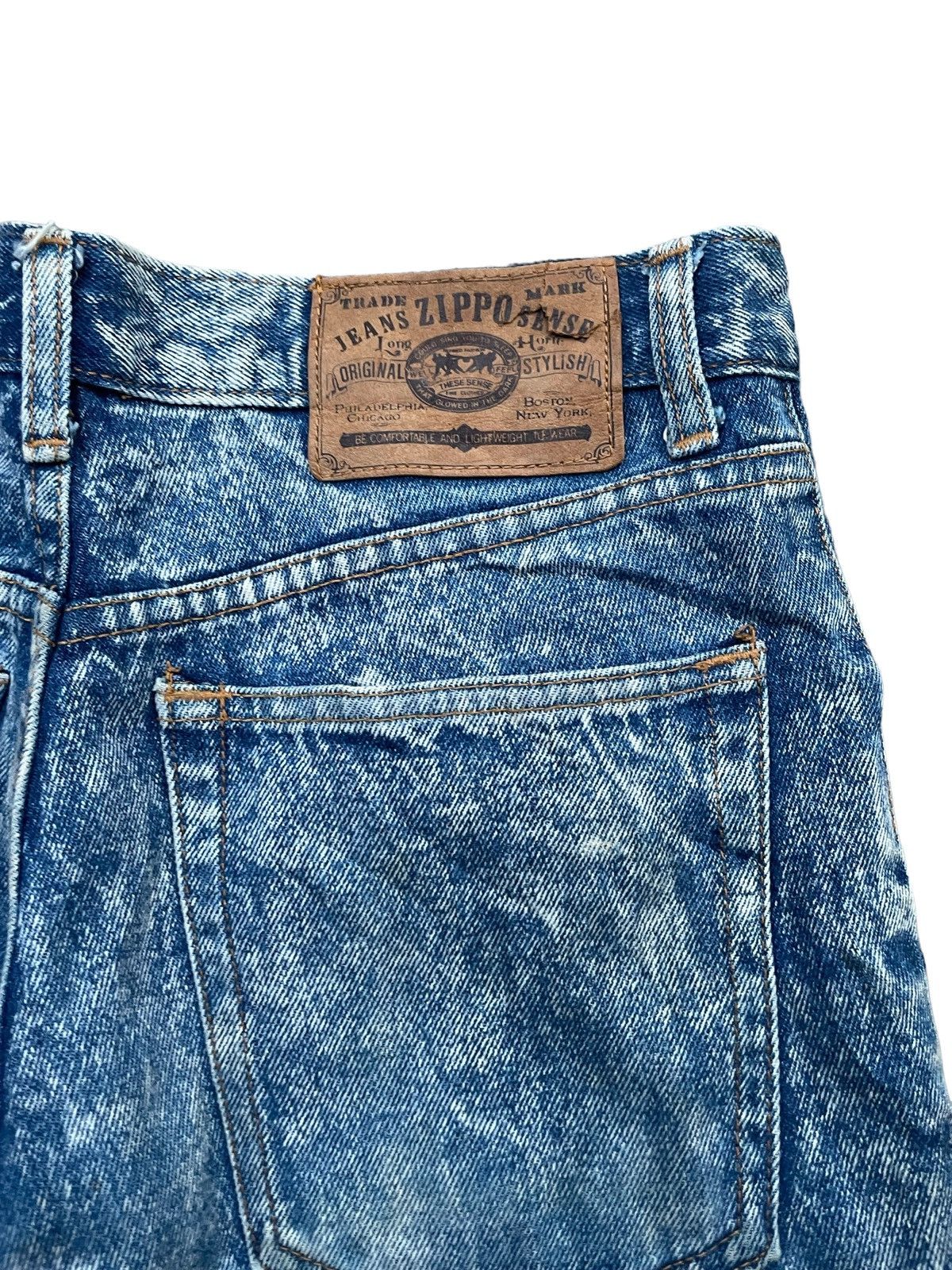 Vintage Vintage Zippo Acid Wash Denim Size US 30 / EU 46 - 13 Thumbnail