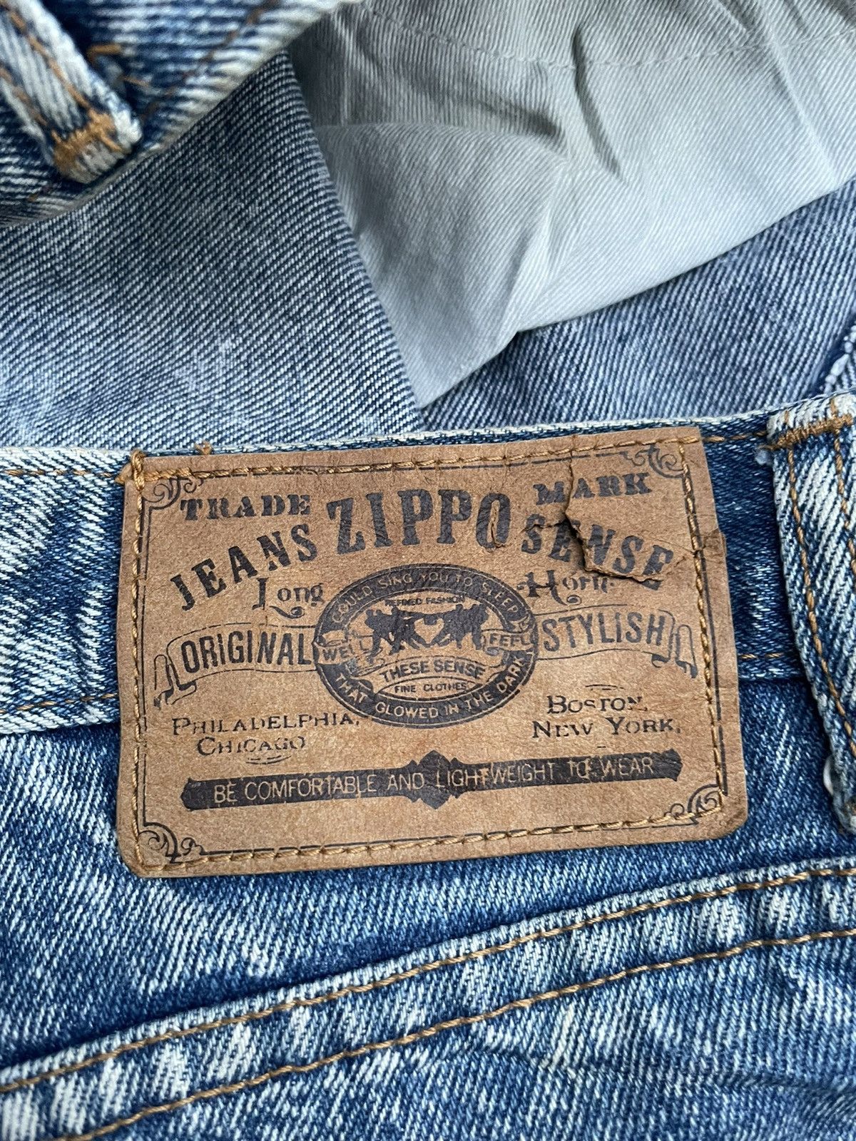 Vintage Vintage Zippo Acid Wash Denim Size US 30 / EU 46 - 14 Thumbnail