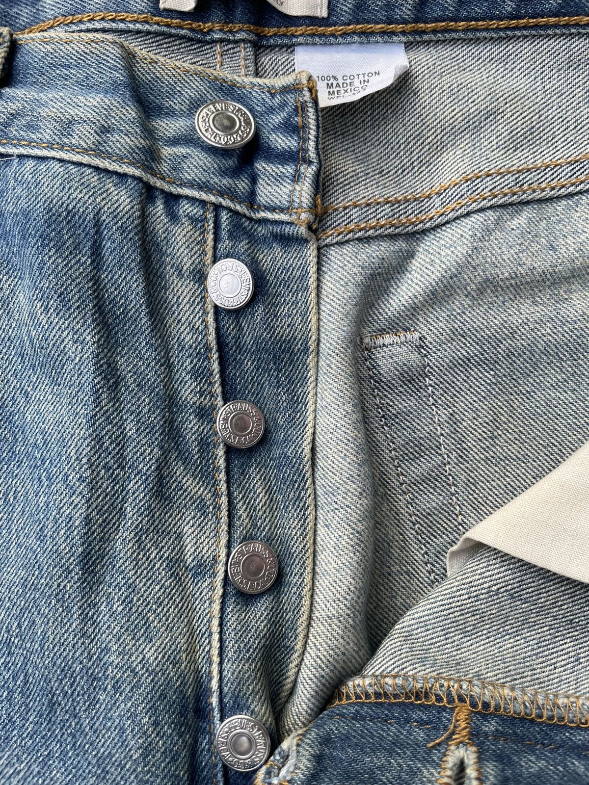 Levi's Levis 501 e Single R Vintage Aging Faded Wash Size US 31 - 24 Thumbnail