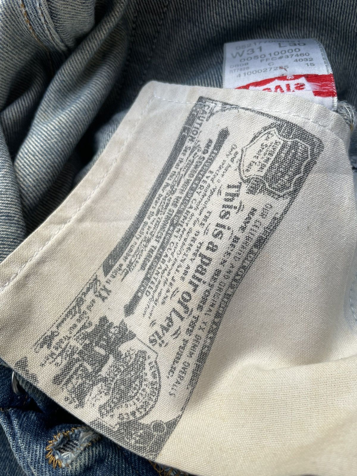 Levi's Levis 501 e Single R Vintage Aging Faded Wash Size US 31 - 17 Thumbnail