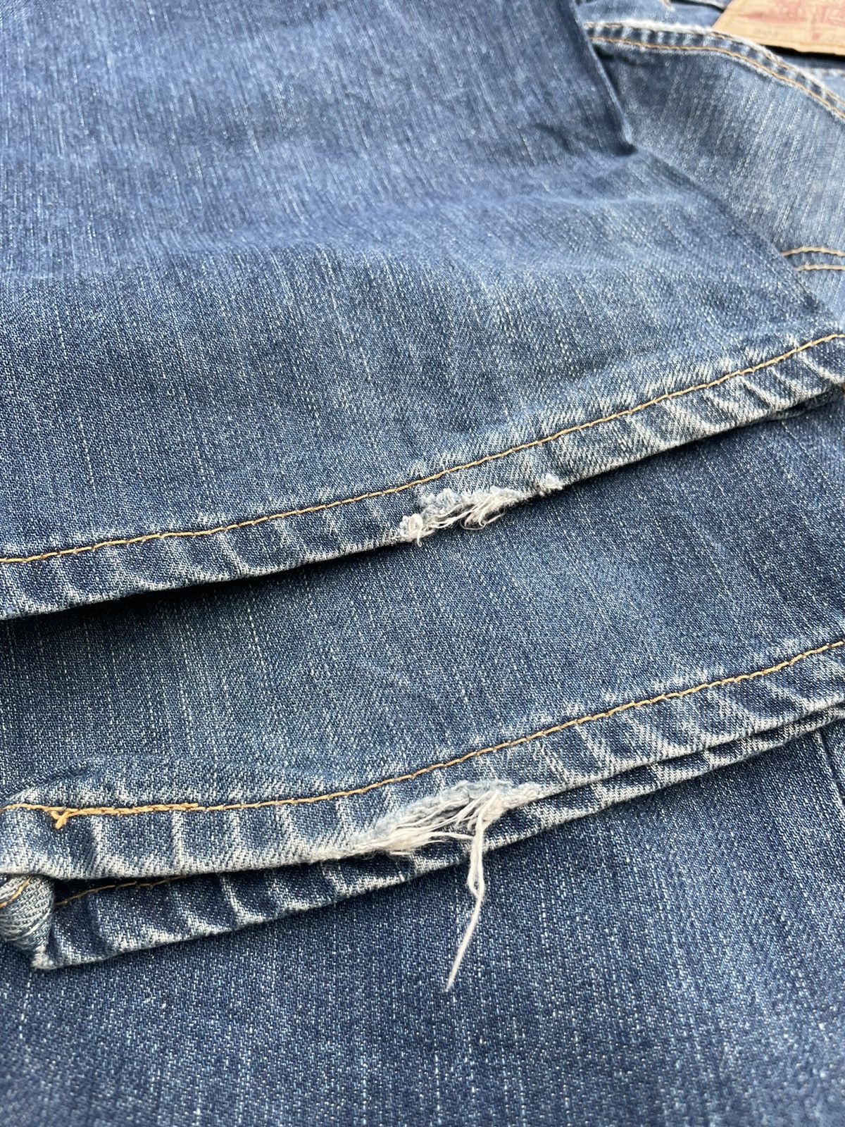 Levi's Levis 501 e 2003 Faded Wash Denim Size US 32 / EU 48 - 9 Thumbnail