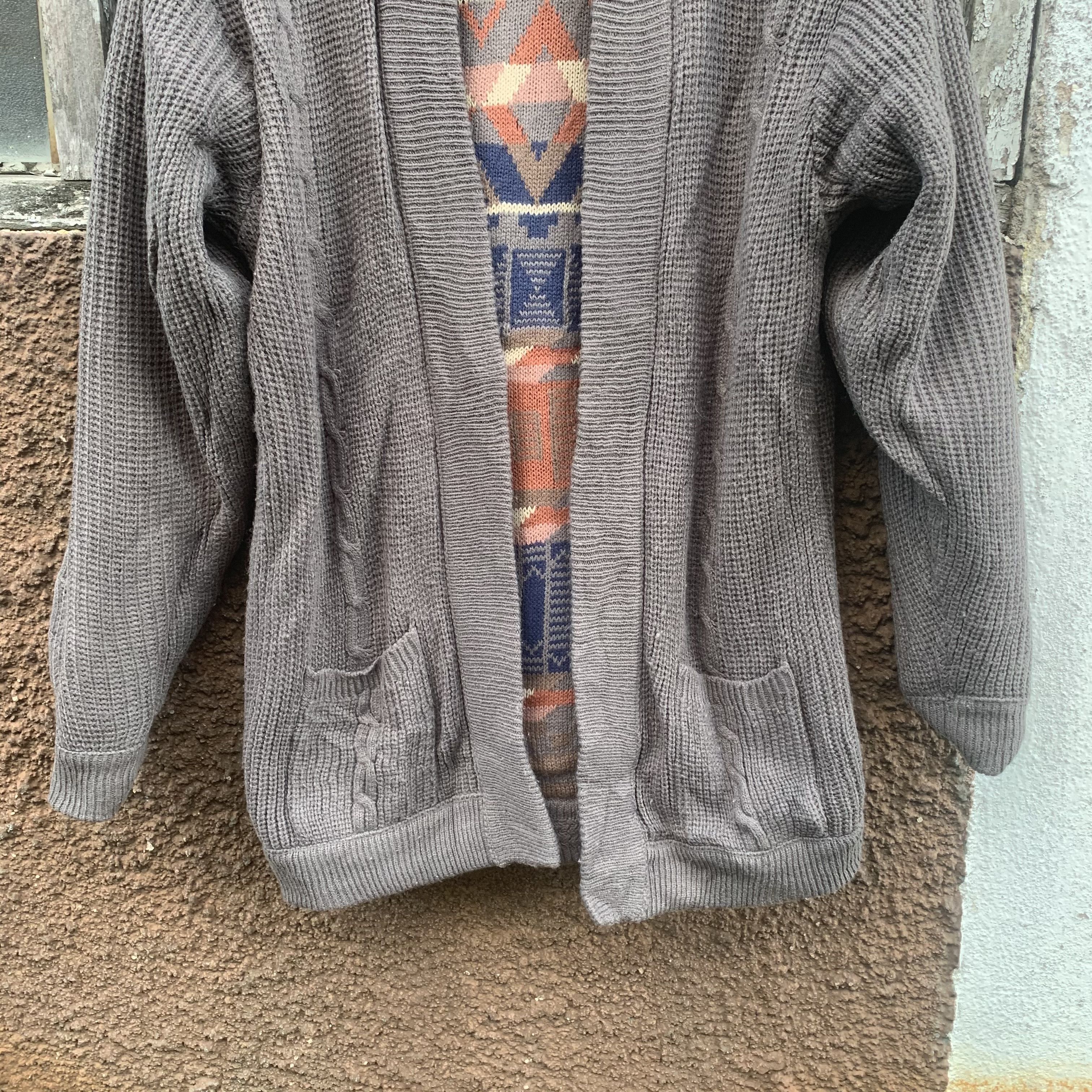 Aran Isles Knitwear SEND OFFER💥Scotch Faggonting Cable Reversible RARE Cardigan Size US M / EU 48-50 / 2 - 9 Thumbnail