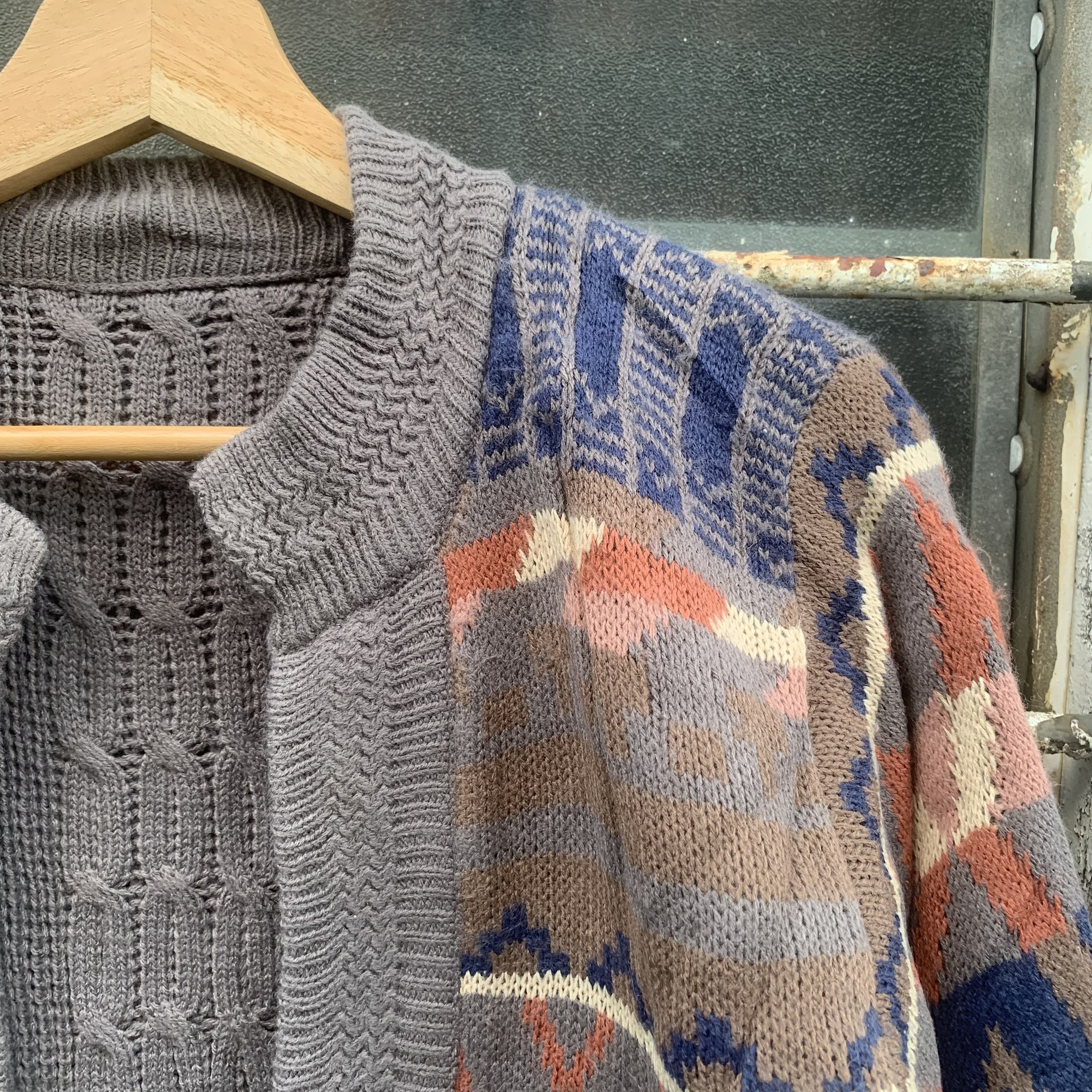 Aran Isles Knitwear SEND OFFER💥Scotch Faggonting Cable Reversible RARE Cardigan Size US M / EU 48-50 / 2 - 5 Thumbnail