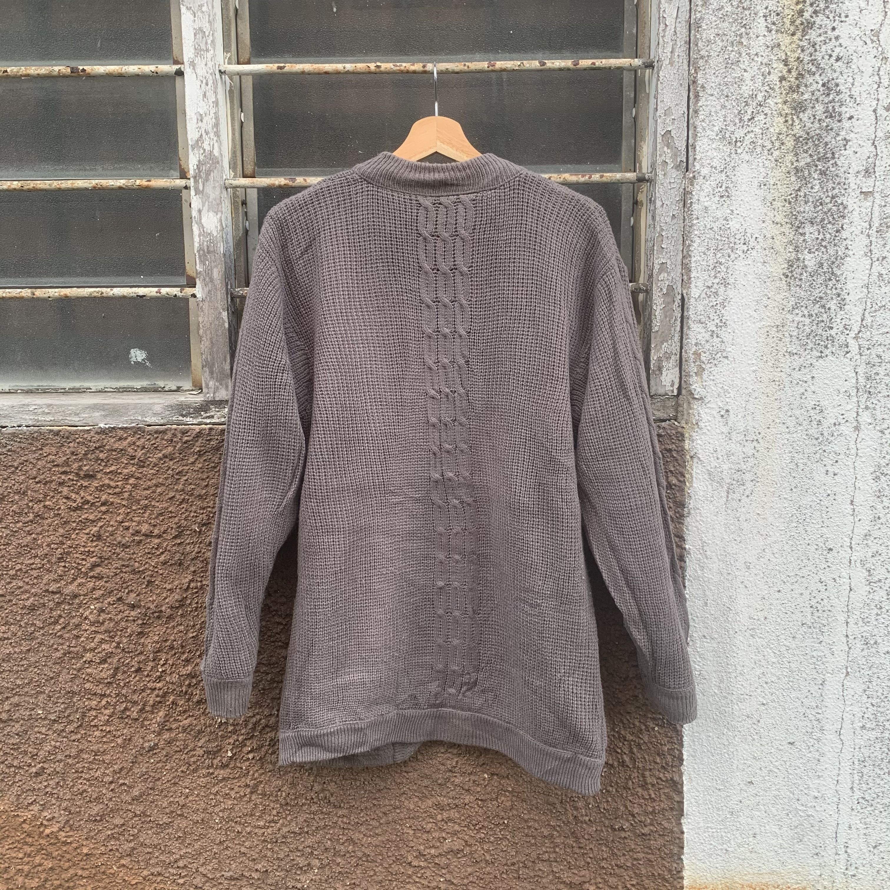 Aran Isles Knitwear SEND OFFER💥Scotch Faggonting Cable Reversible RARE Cardigan Size US M / EU 48-50 / 2 - 11 Thumbnail