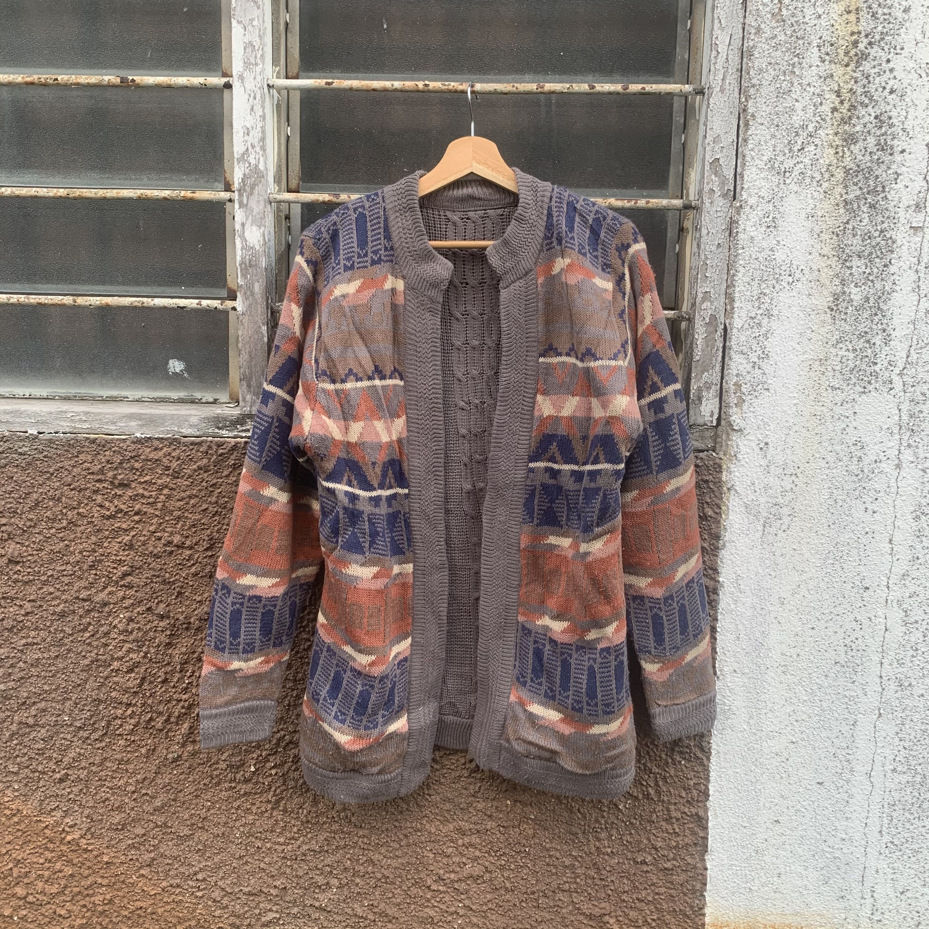 Aran Isles Knitwear SEND OFFER💥Scotch Faggonting Cable Reversible RARE Cardigan Size US M / EU 48-50 / 2 - 1 Thumbnail