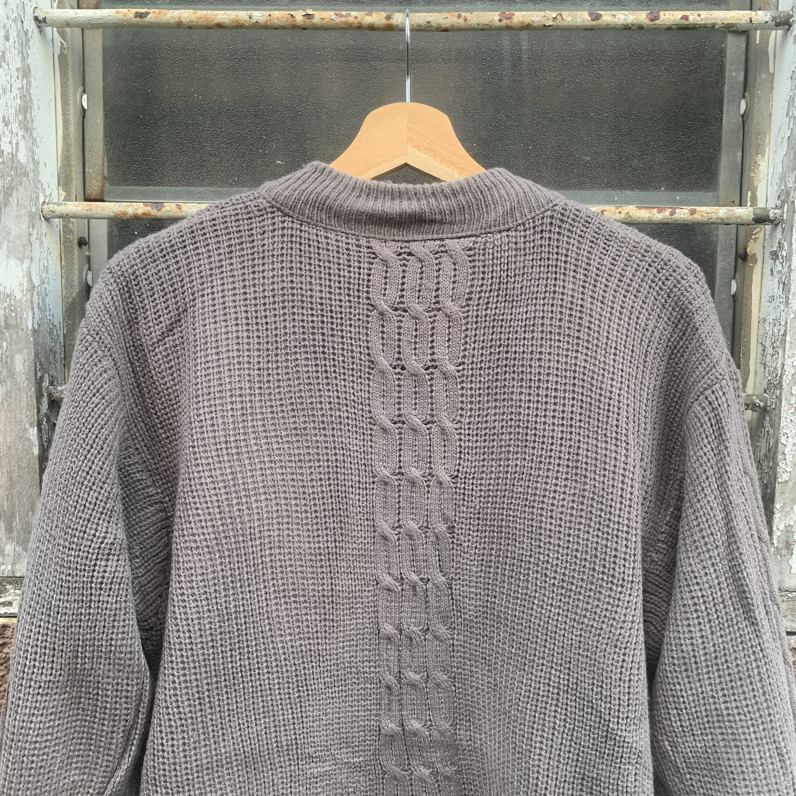 Aran Isles Knitwear SEND OFFER💥Scotch Faggonting Cable Reversible RARE Cardigan Size US M / EU 48-50 / 2 - 12 Thumbnail