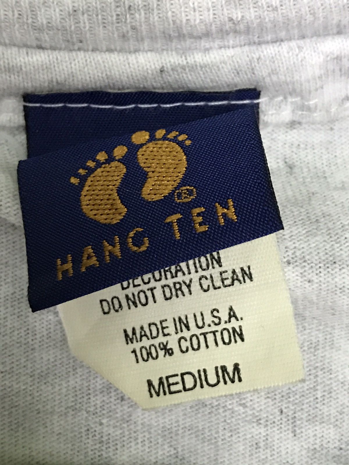 Hang Ten Vintage Hang Ten Big Logo T Shirt Made In Usa Size US M / EU 48-50 / 2 - 3 Thumbnail