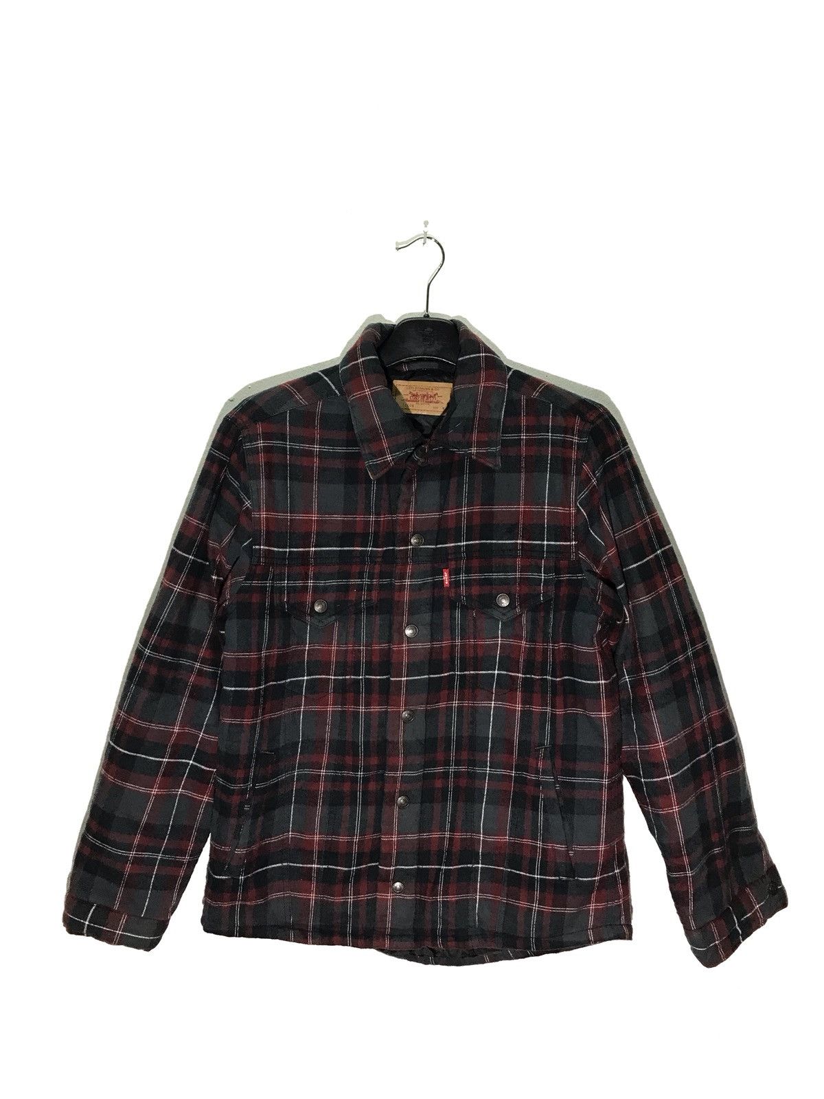 Levi's Levi’s Plaid Quilted Lining Jacket Shirt Size US S / EU 44-46 / 1 - 1 Thumbnail