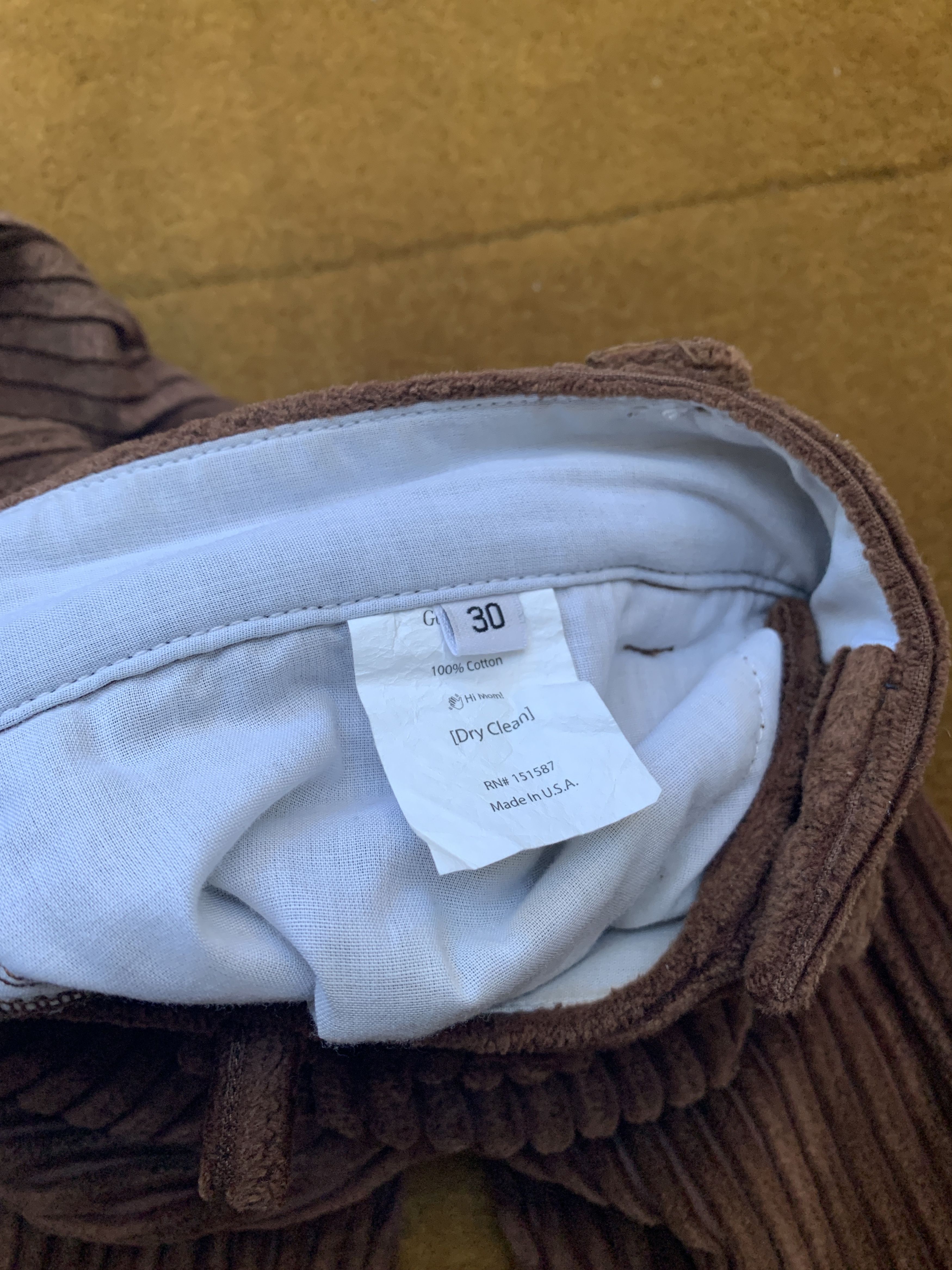 Goodfight Goodfight Straight Leg Wide Corduroy Pants Size US 30 / EU 46 - 2 Thumbnail