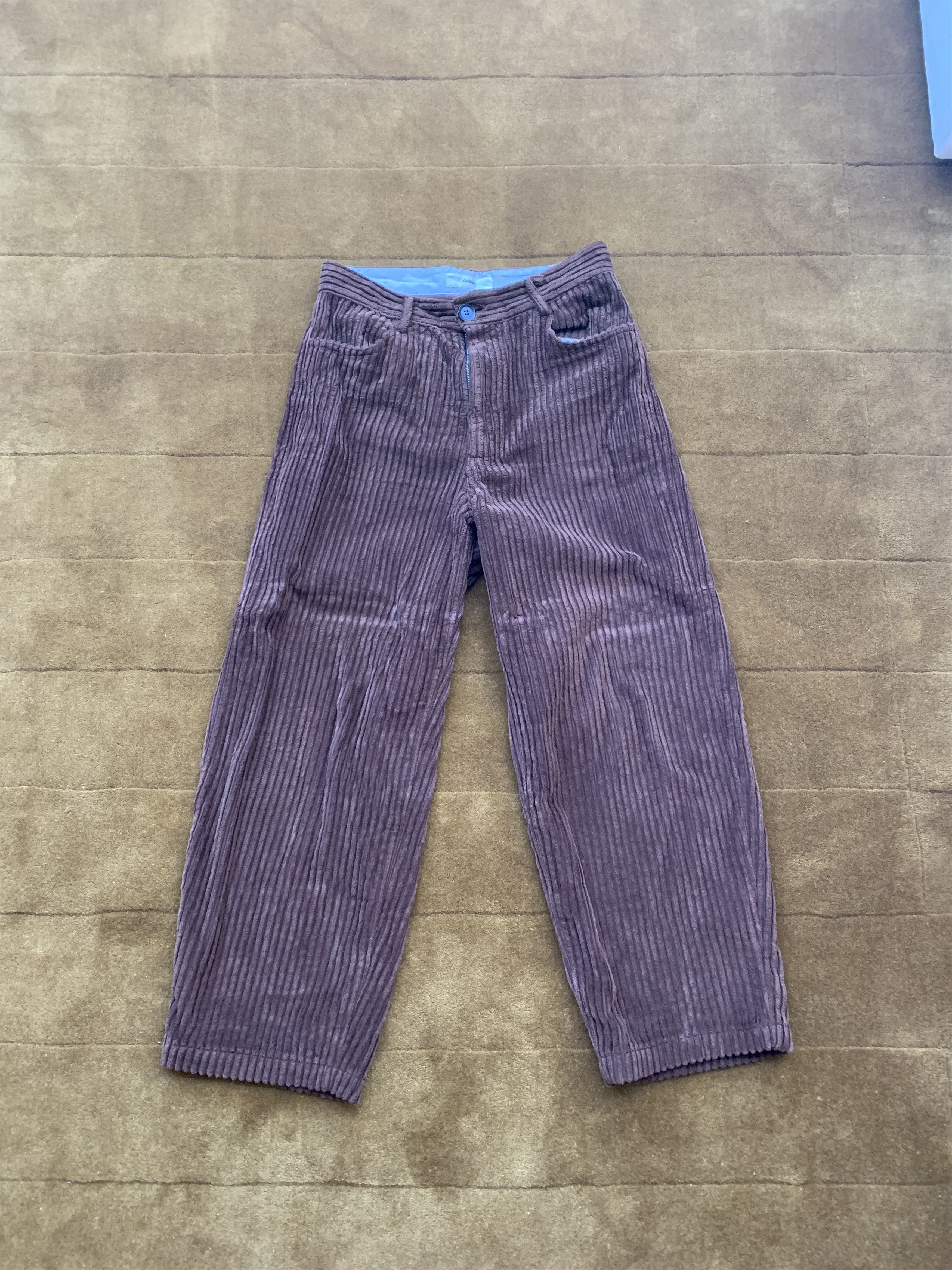 Goodfight Goodfight Straight Leg Wide Corduroy Pants Size US 30 / EU 46 - 1 Thumbnail