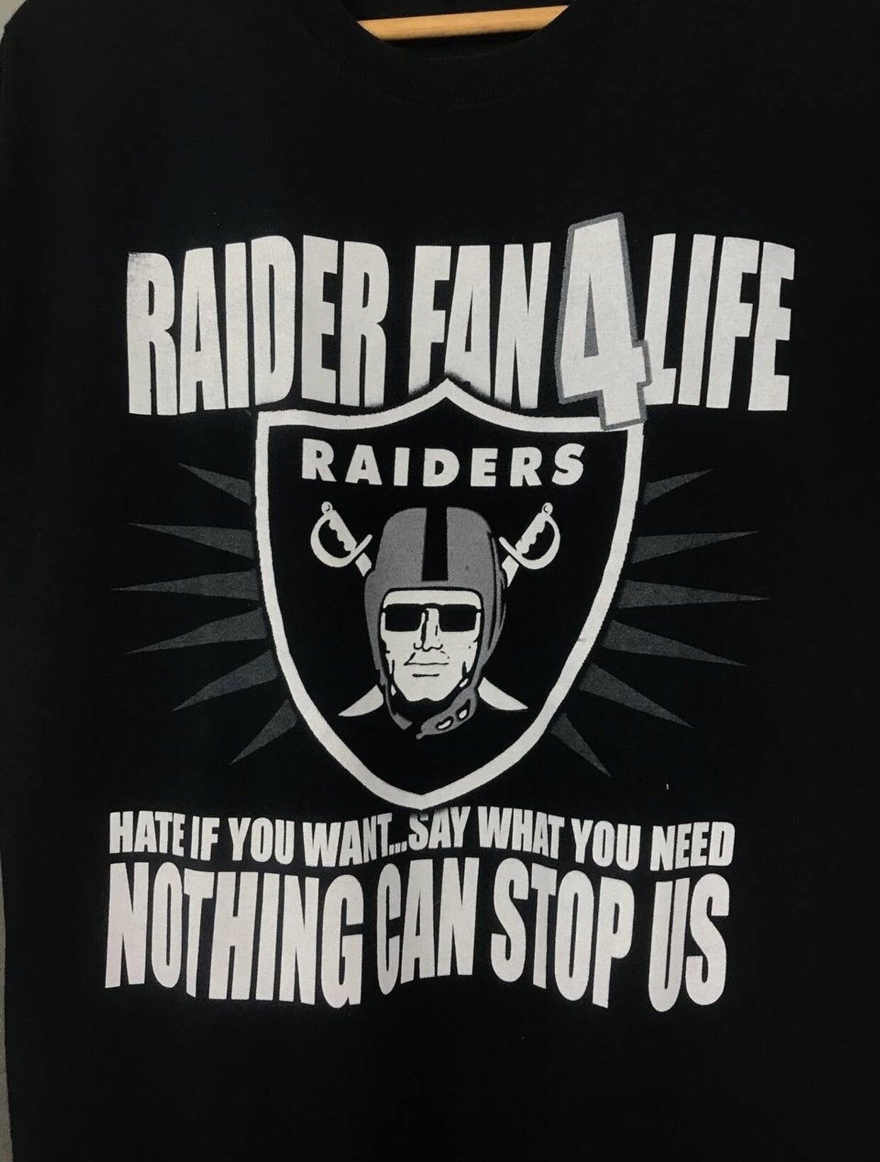 NFL Raiders NFL sportwear vintage tee Size US L / EU 52-54 / 3 - 3 Thumbnail